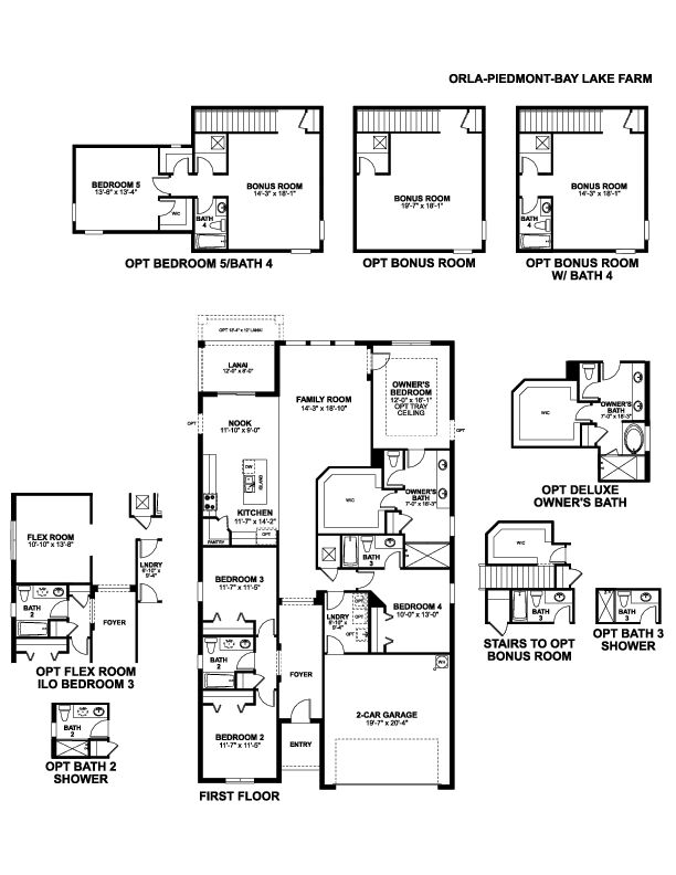 Piedmont Floorplan
