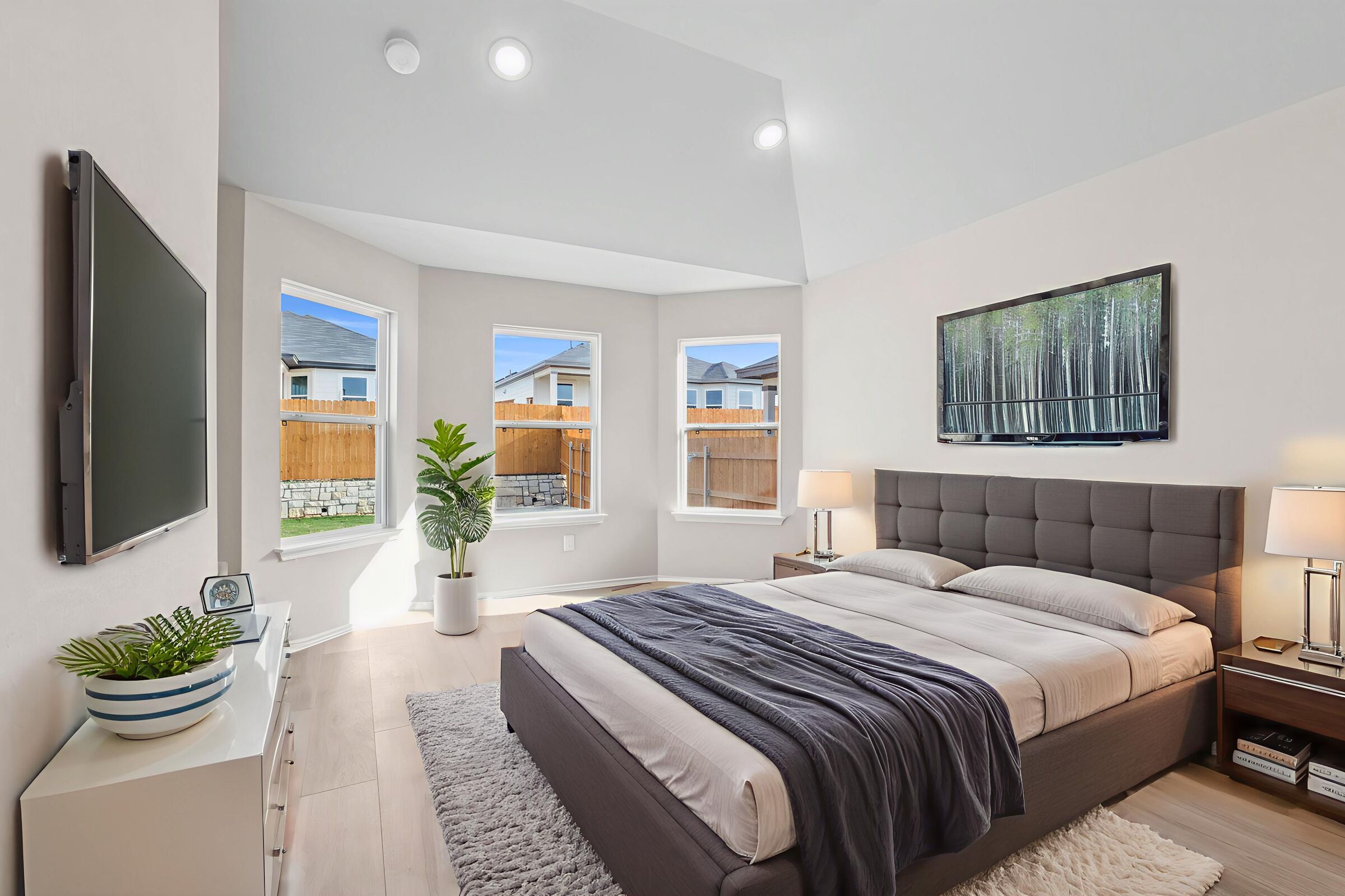 Owner's Bedroom - Virtually Staged - Representational Photo