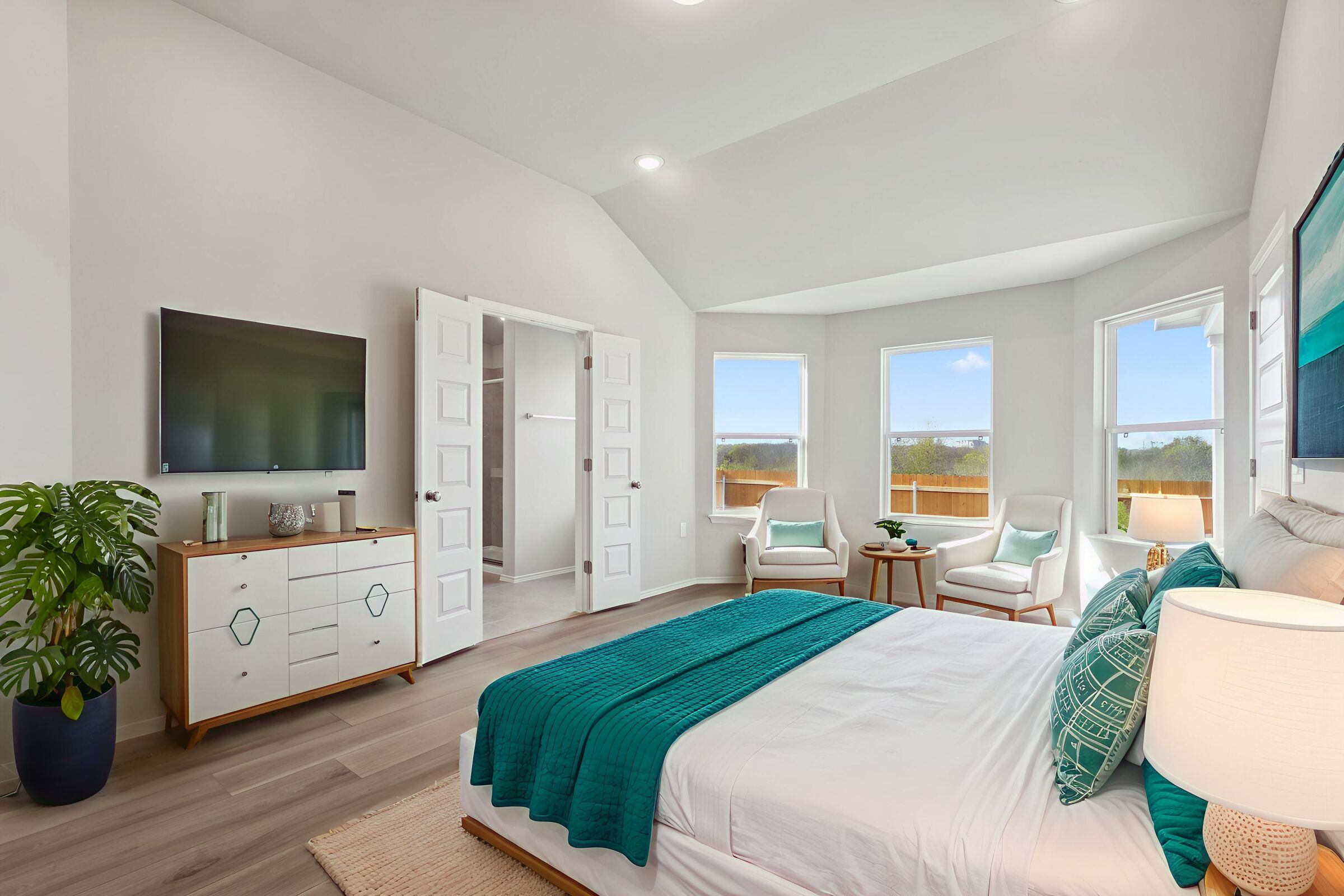 Owner's Bedroom - Virtually Staged - Representational Photo