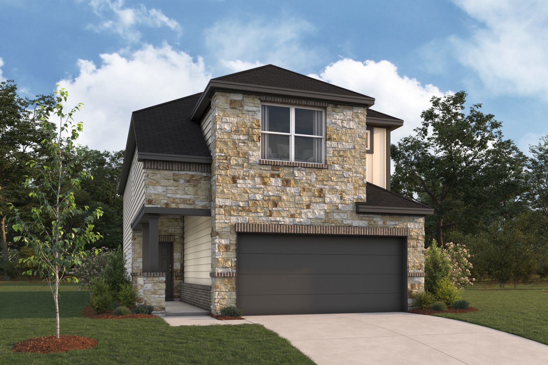 M/I Homes — Abernathy - B at Heritage