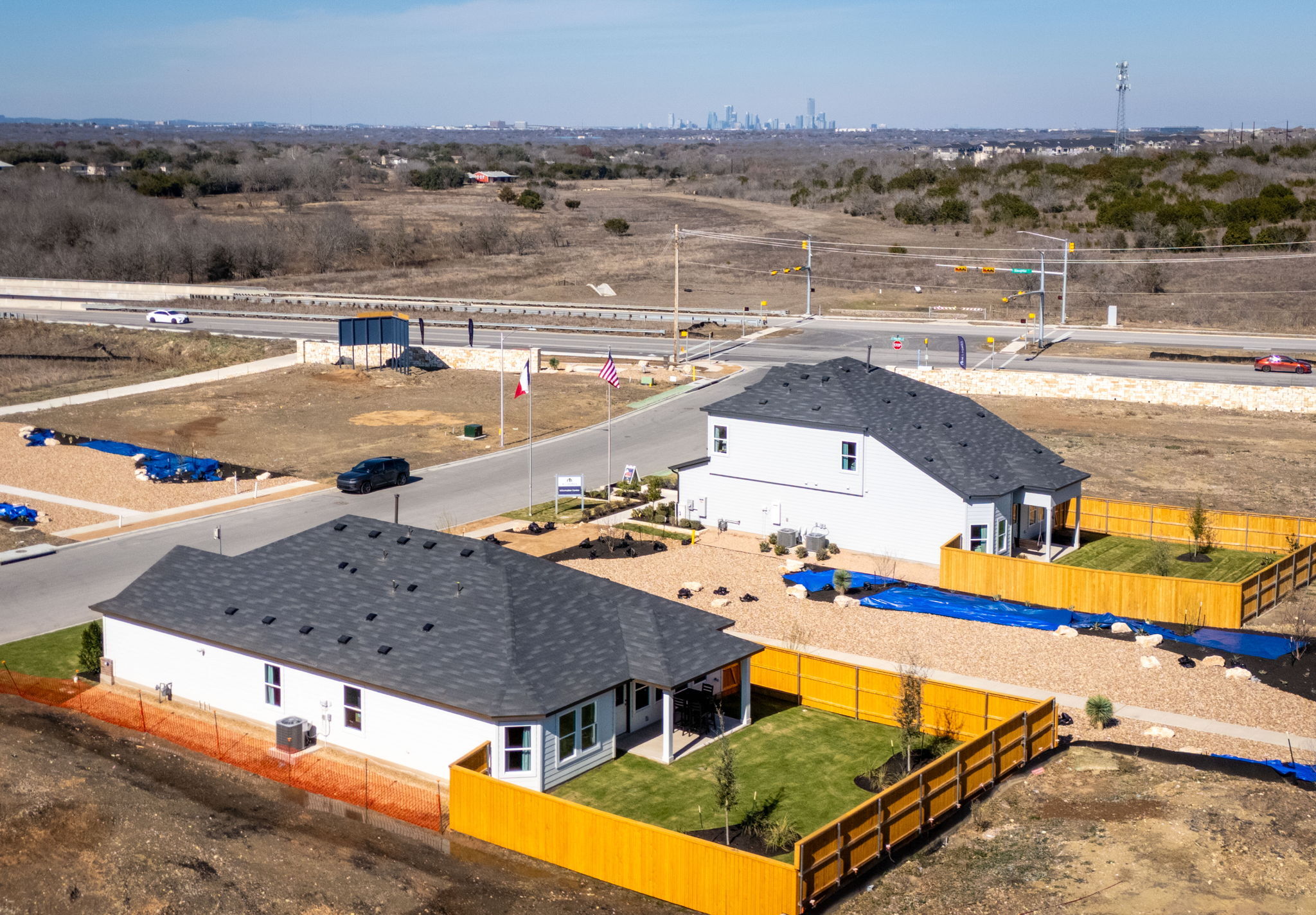 Aerial View of Marble Creek Model Home