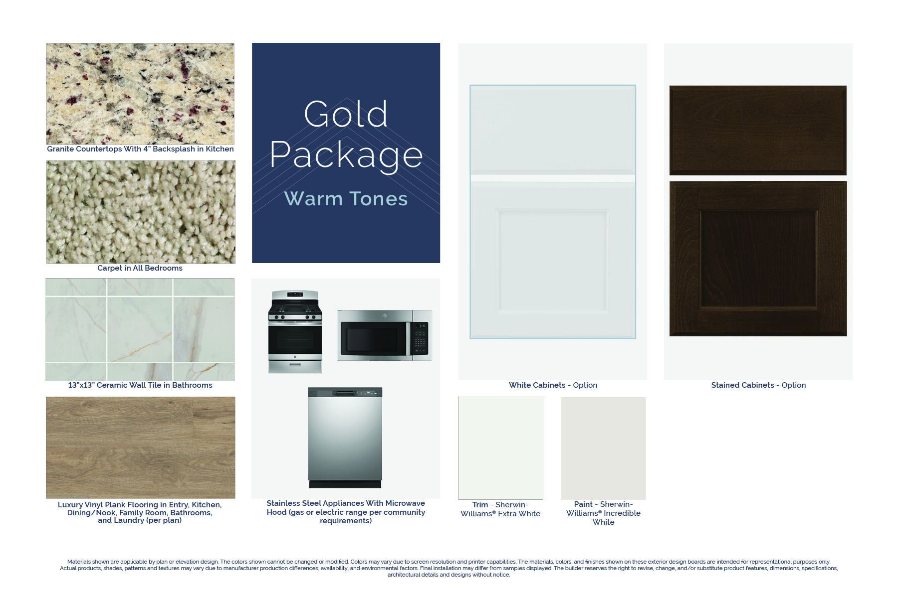 Gold Package - Warm Tones