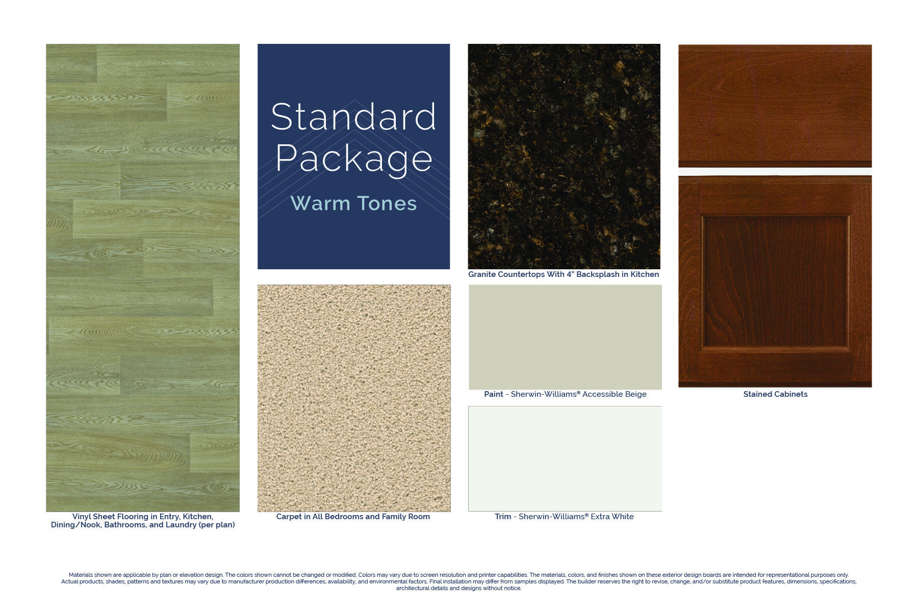 Standard Package - Warm Tones