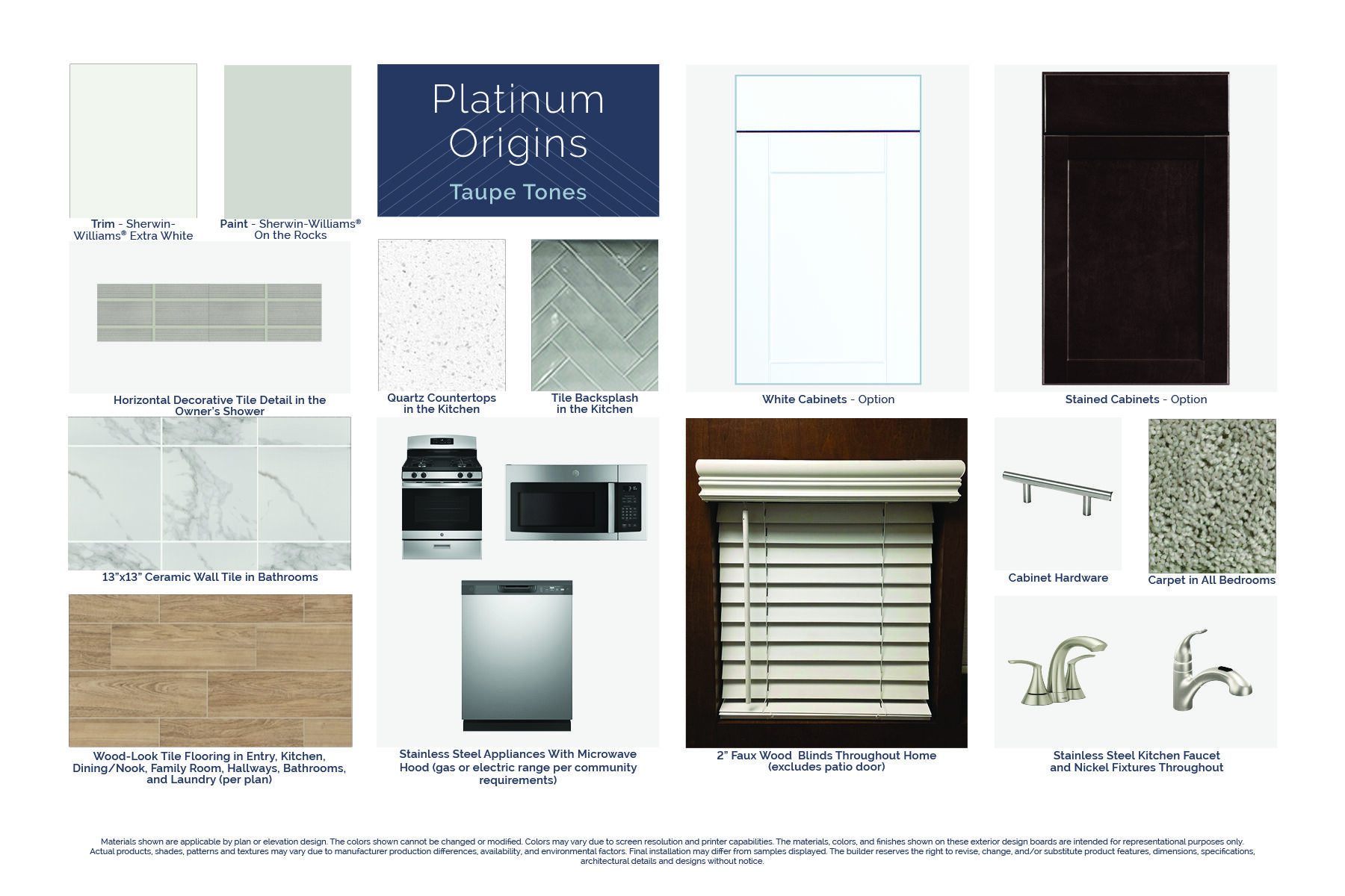 Platinum Origins Package - Taupe Tones