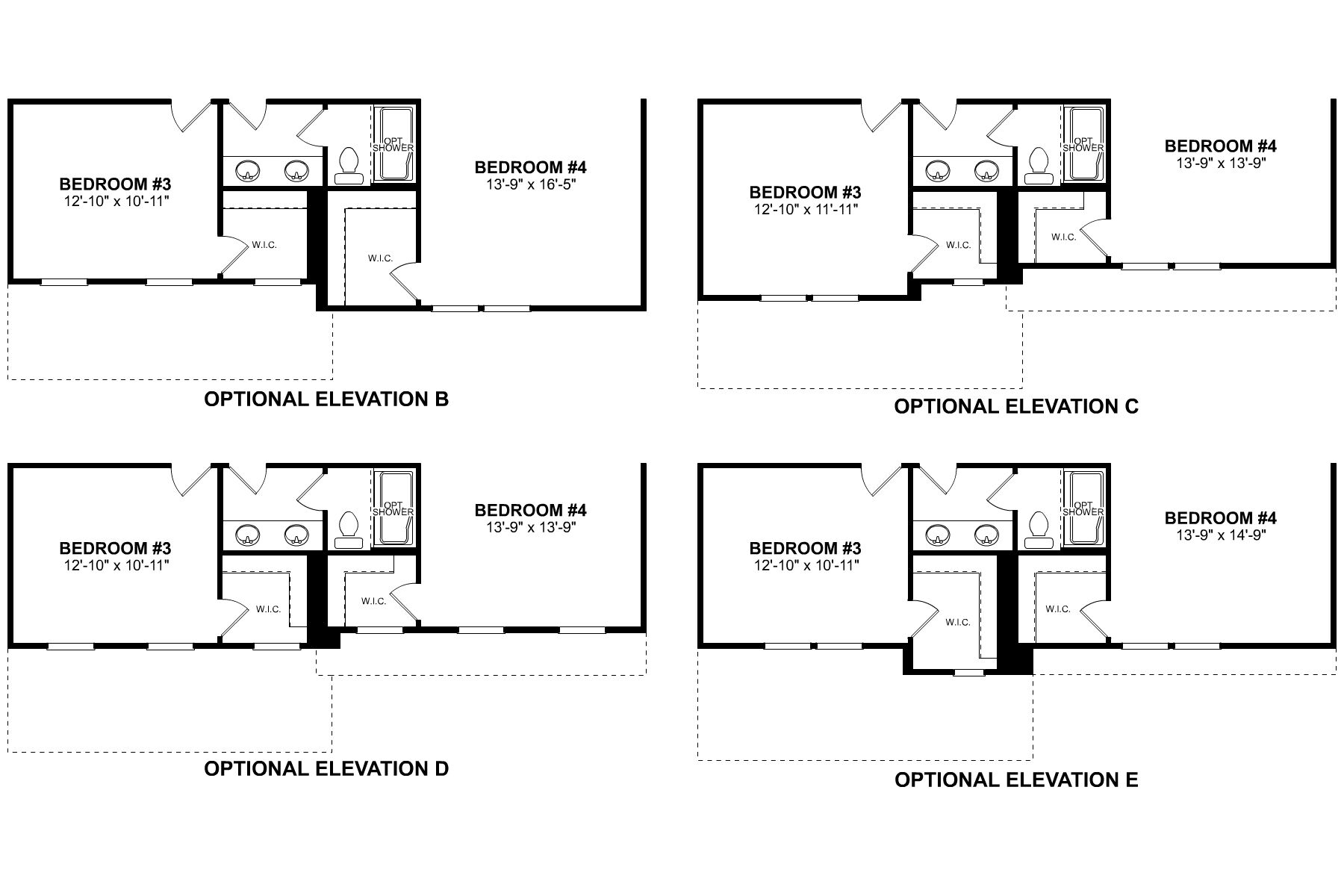 Tyler Second Floor Options