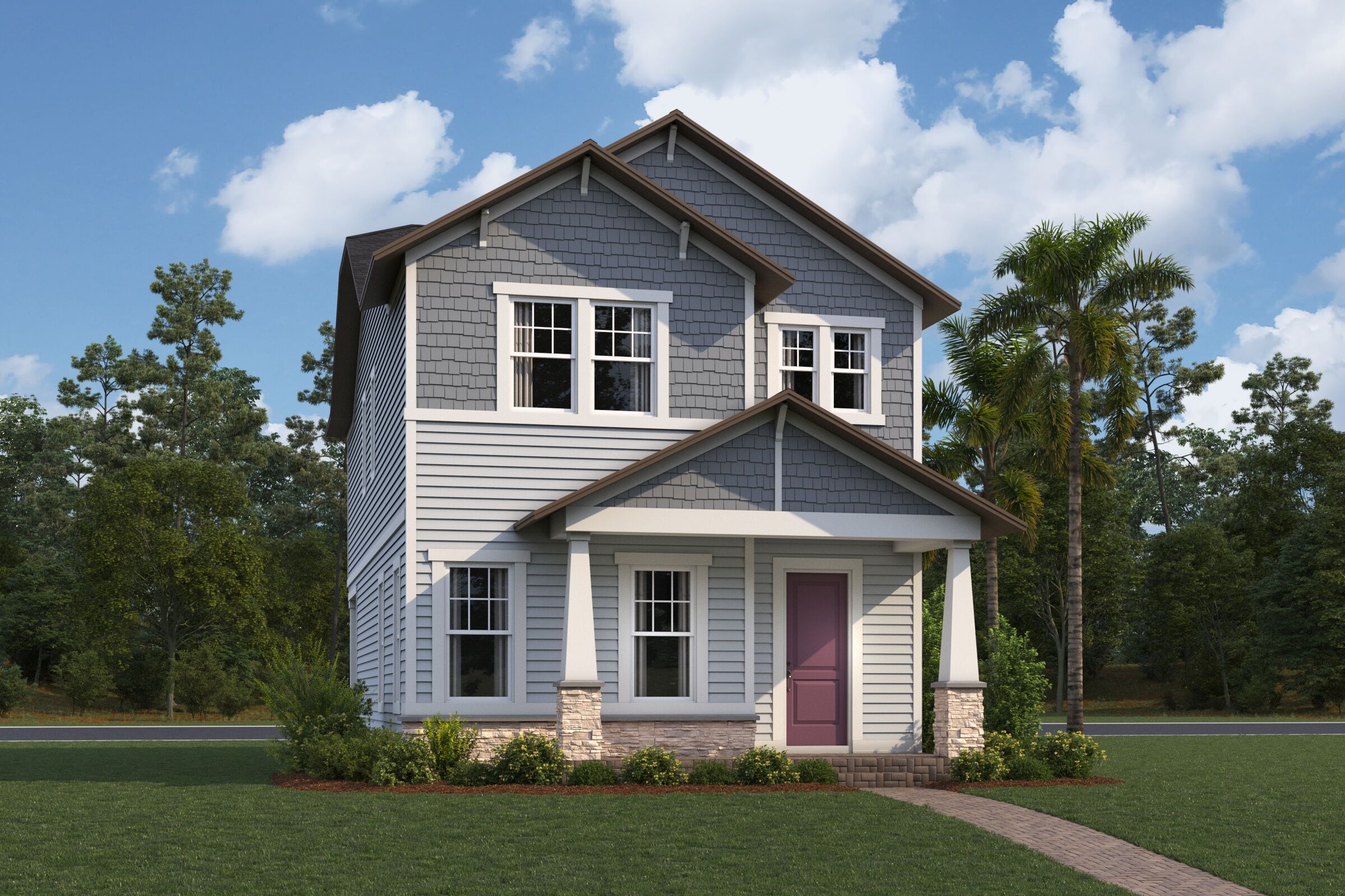 Jensen Elevation Traditionalcoastalcraftsman