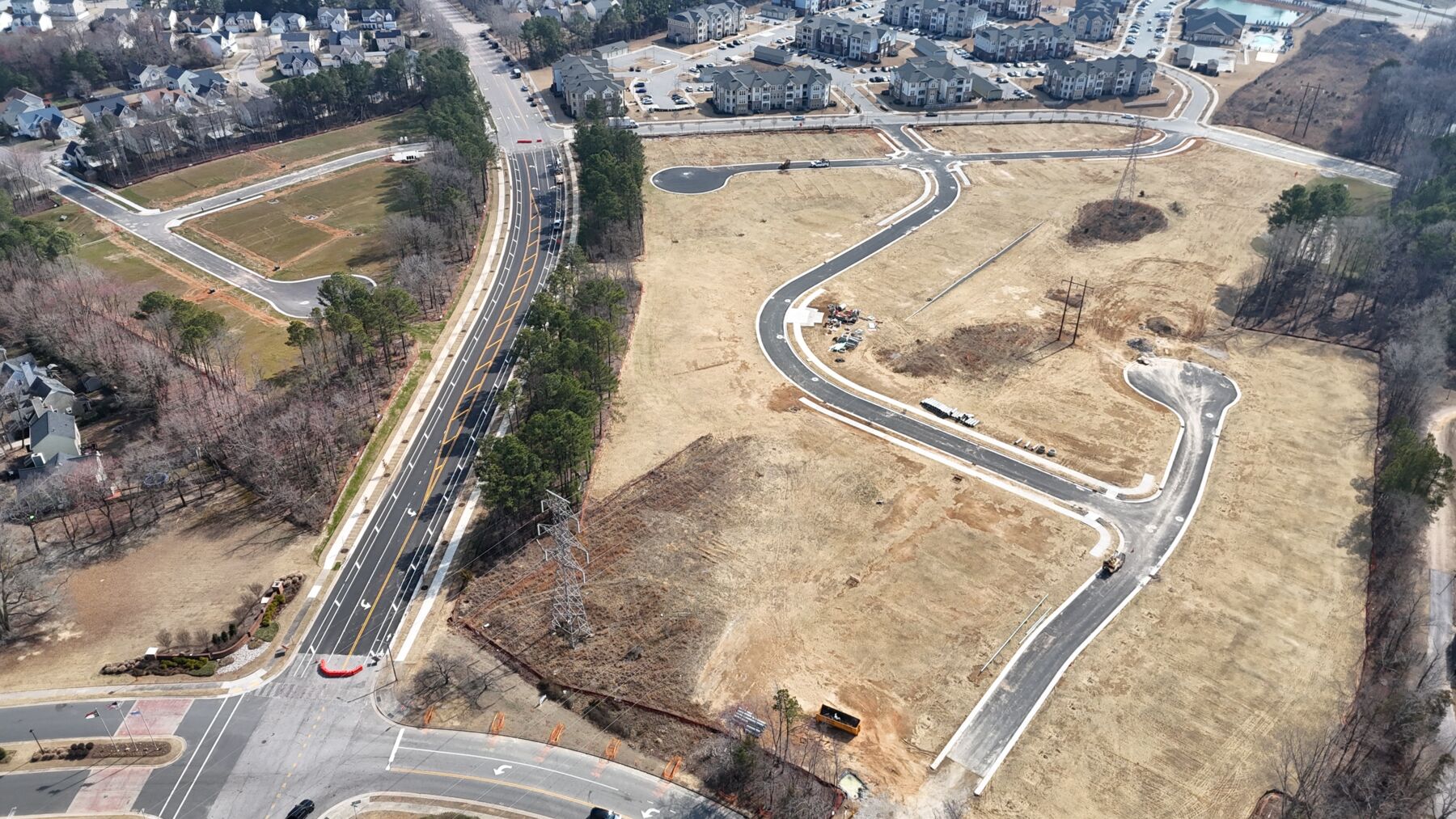 South Hall Station Aerial