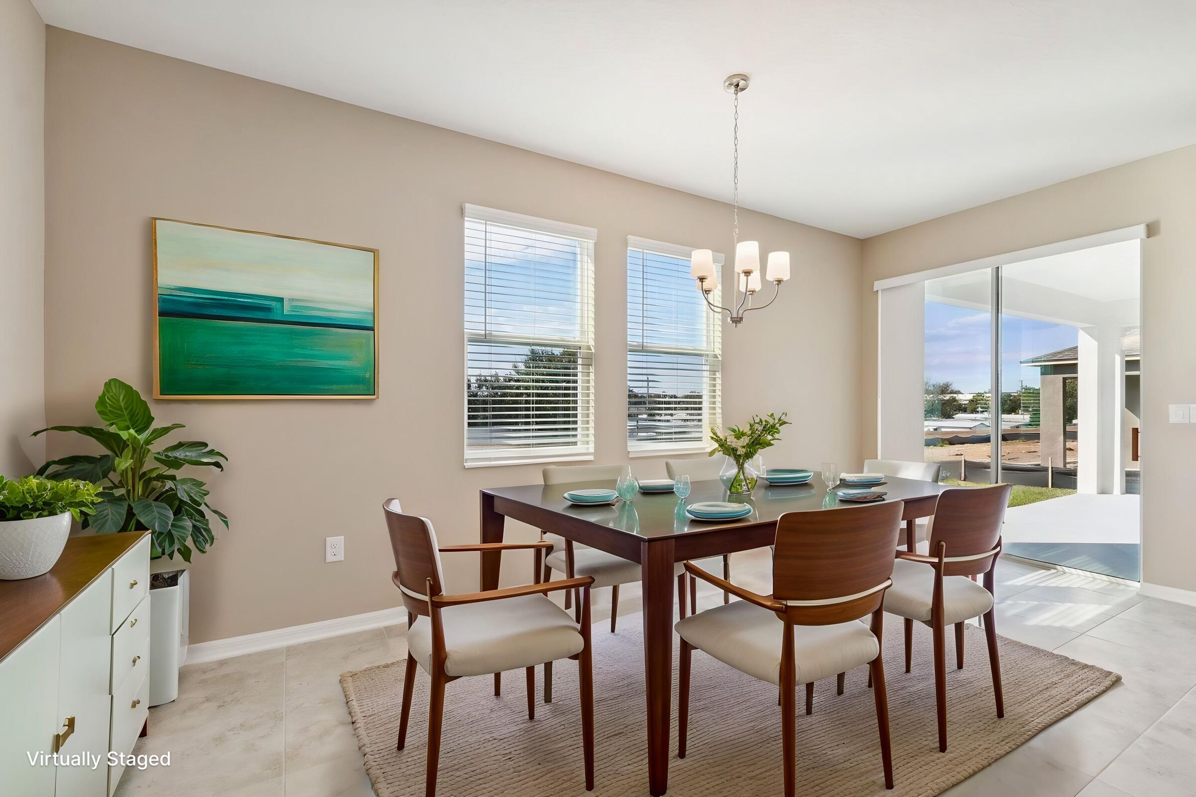 Dining Area - Virtually Staged