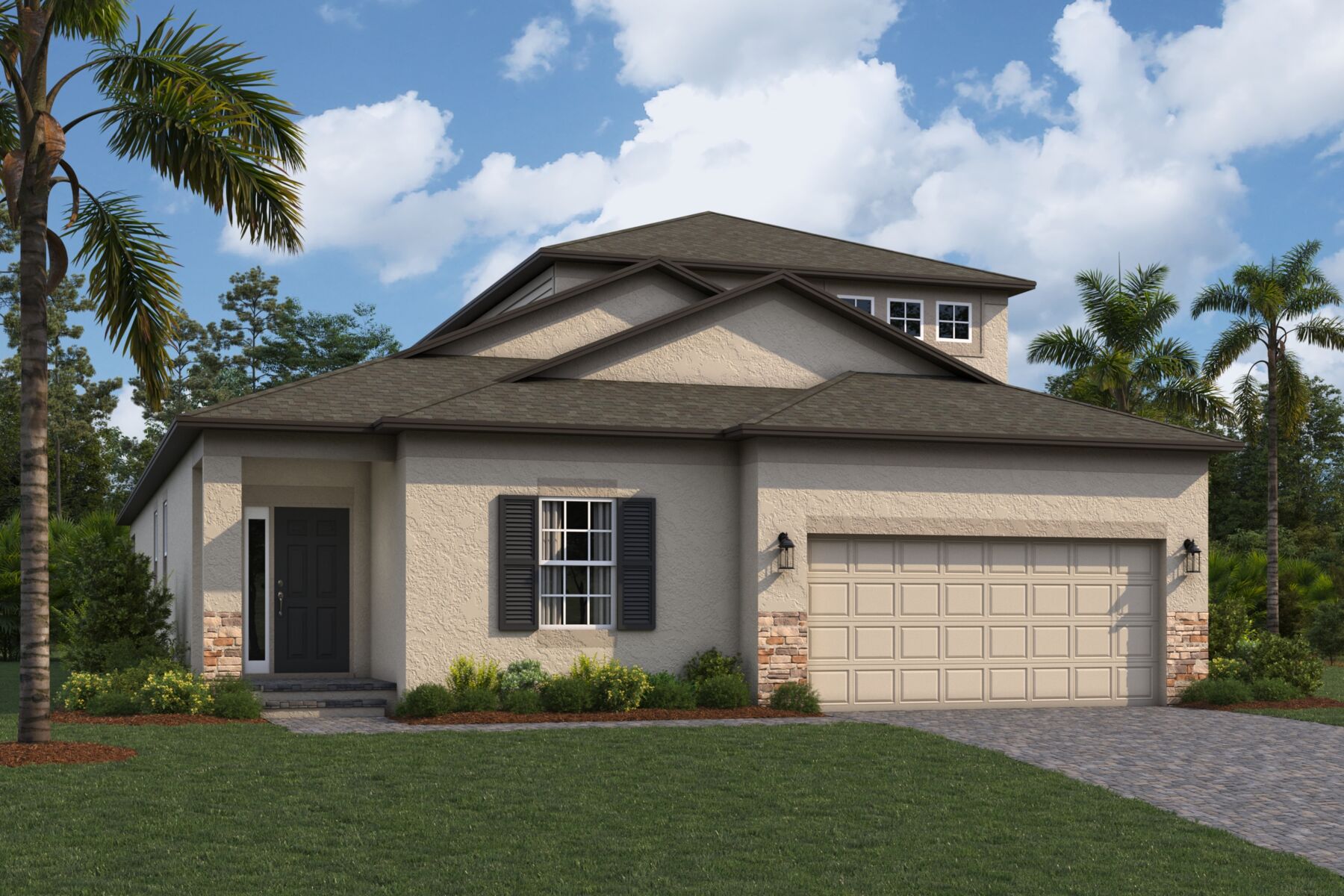 Newport II Bonus Elevation A - Harmony Ridge