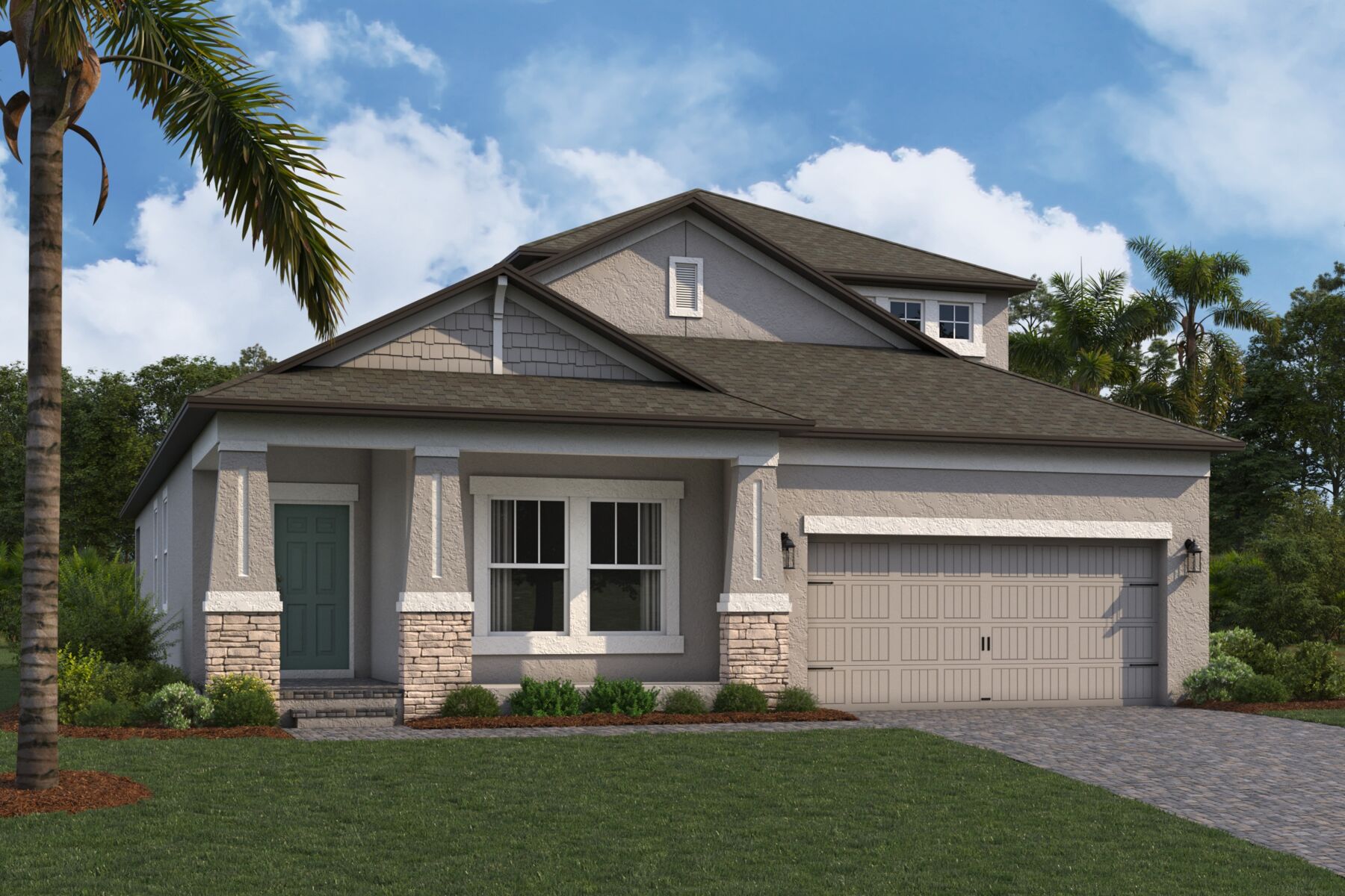 Newport II Bonus Elevation D - Harmony Ridge