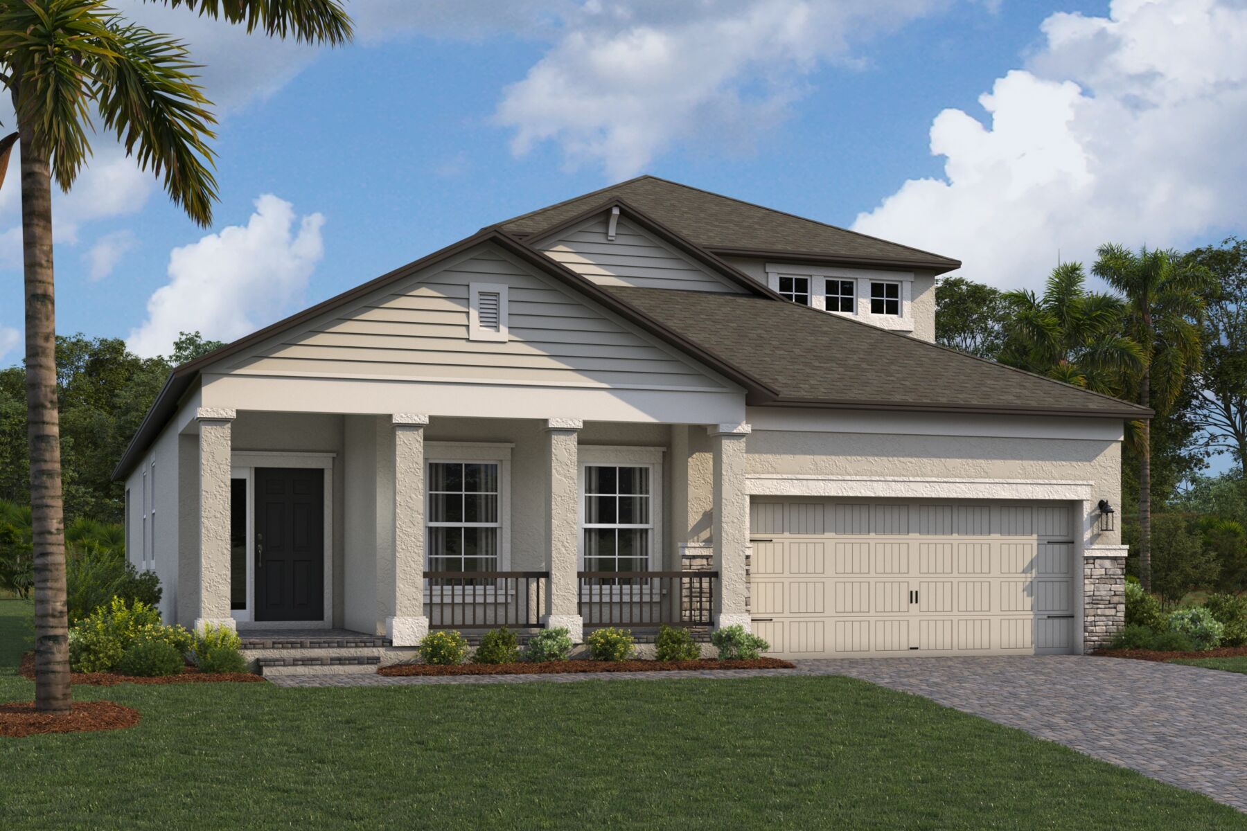 Newport II Bonus Elevation E - Harmony Ridge