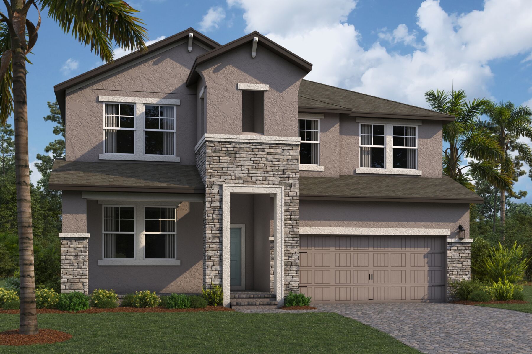 Santa Monica Elevation D - Harmony Ridge