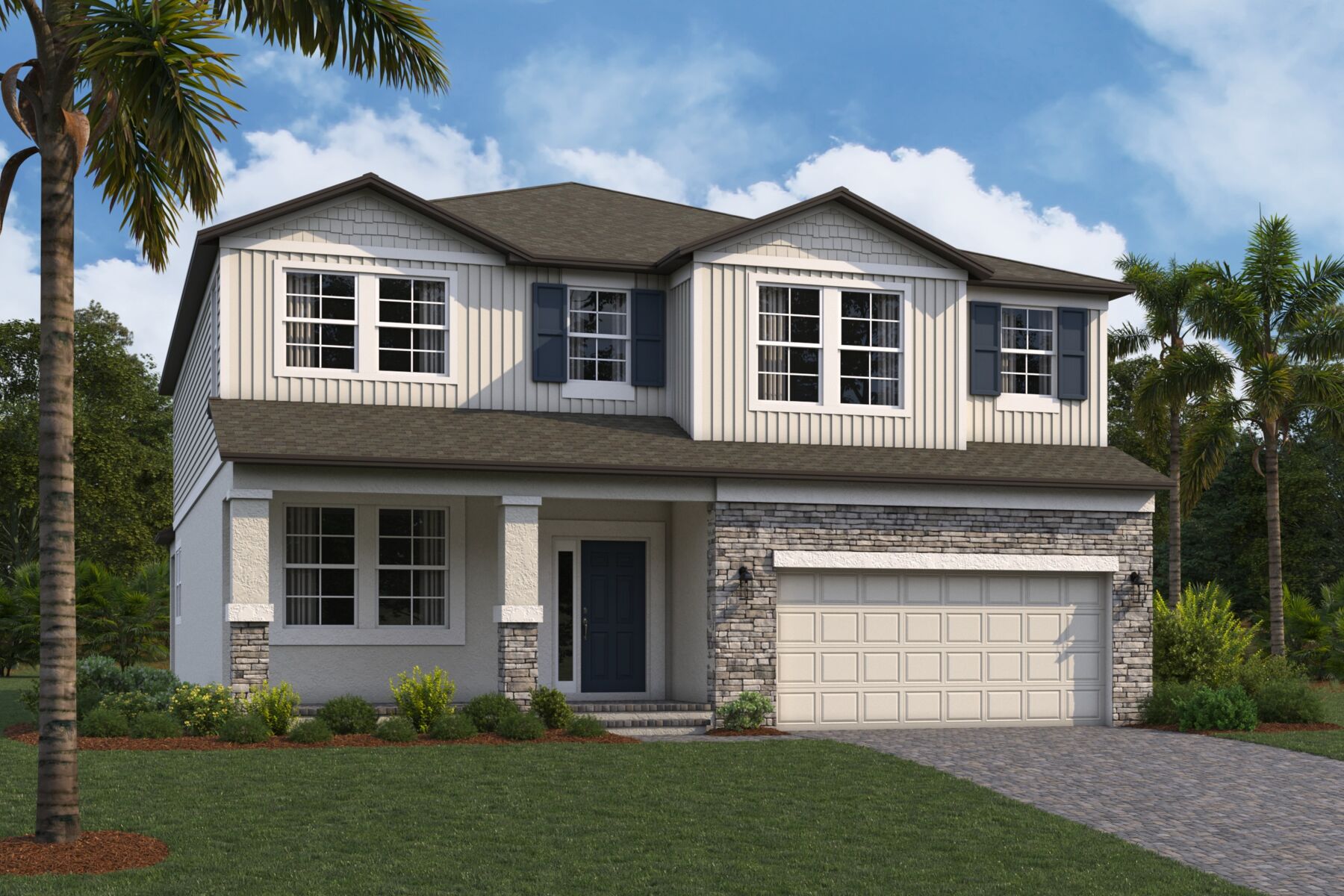 Sonoma II Elevation E - Harmony Ridge
