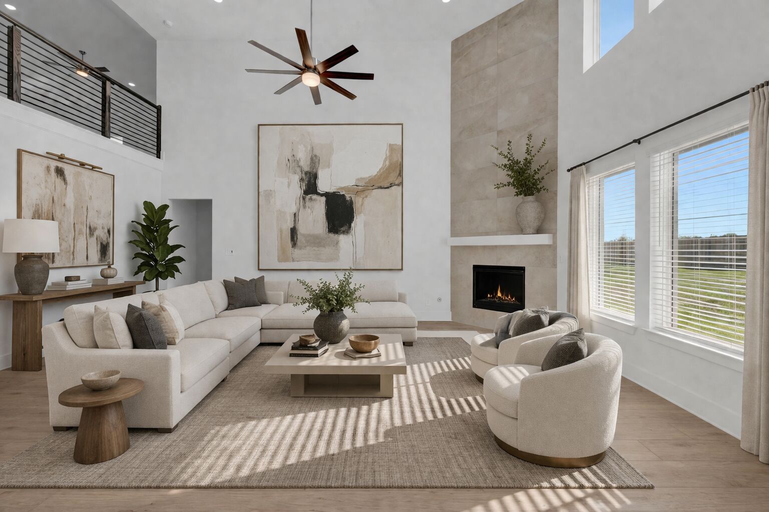 Family Room - Virtually Staged