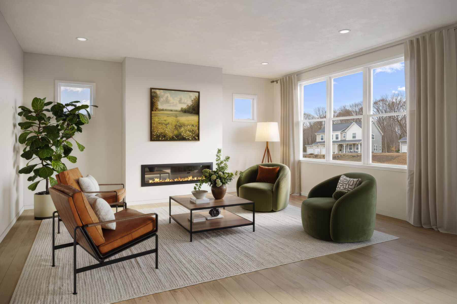 Family Room Rendering