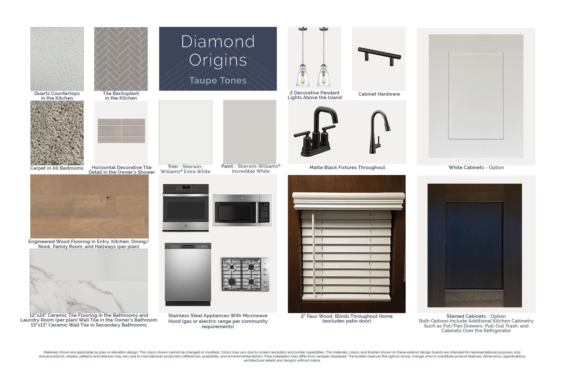 Diamond Origins Package - Taupe Tones