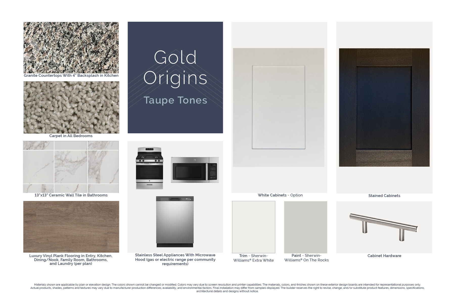 Gold Origins Package - Taupe Tones