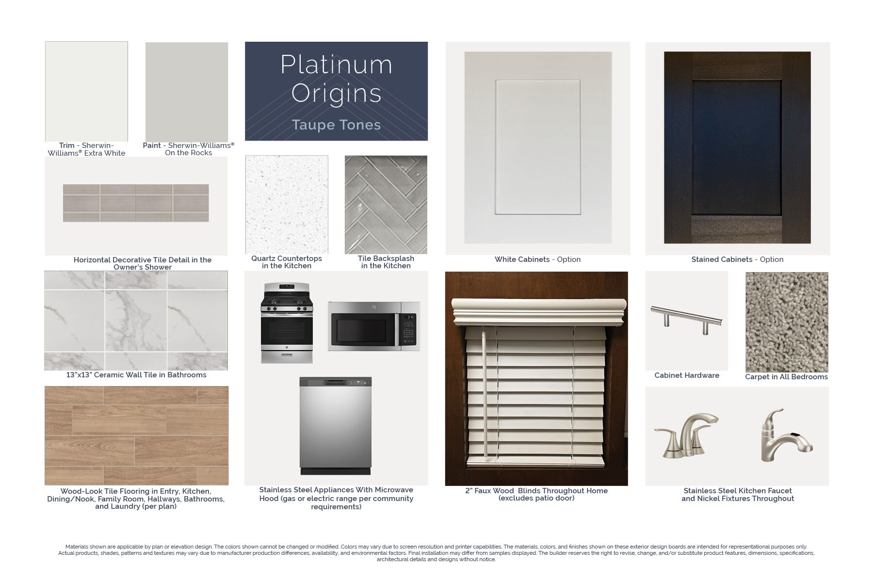 Platinum Origins Package - Taupe Tones
