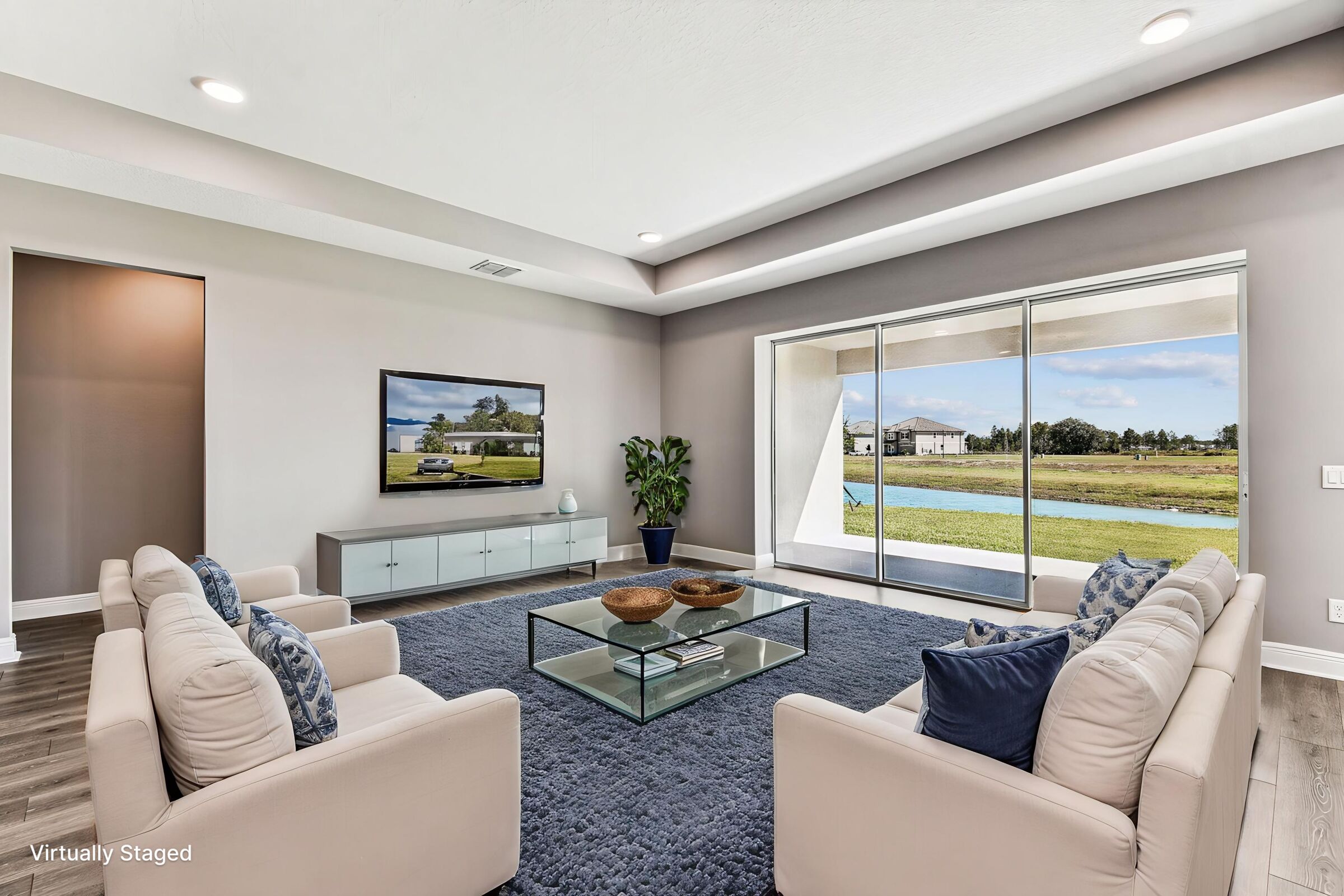 Great Room - Virtually Staged