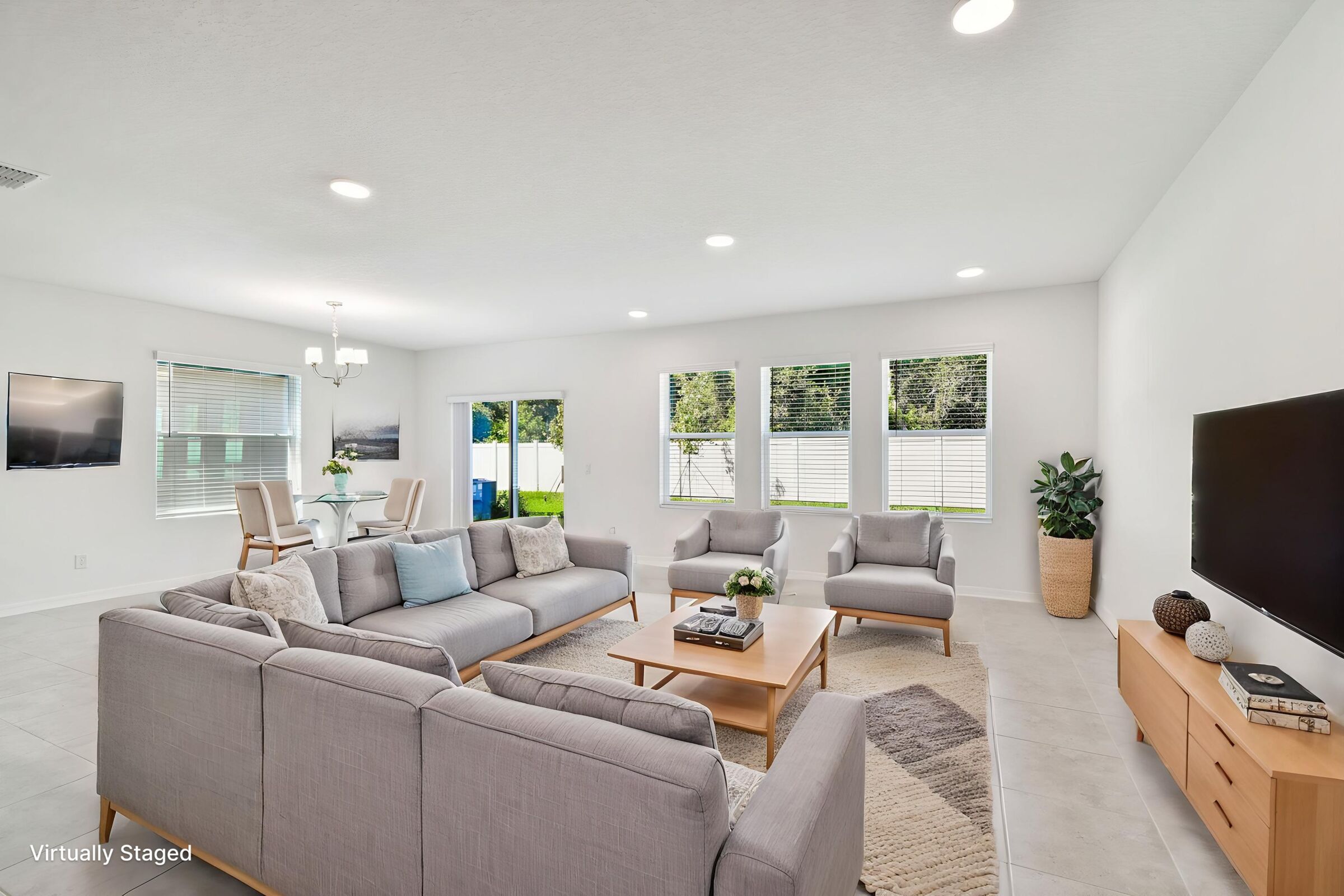 Family Room - Virtually Staged