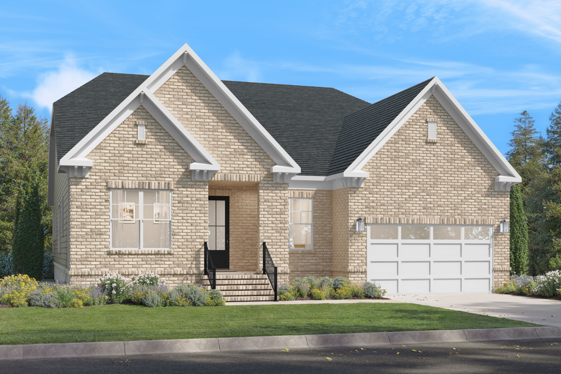 Cambridge Elevation A - Traditional