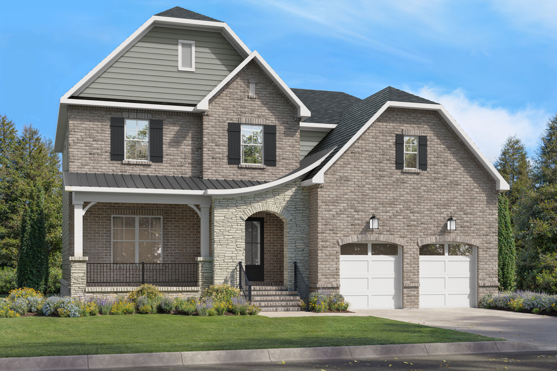 Montclair Elevation C - French Country