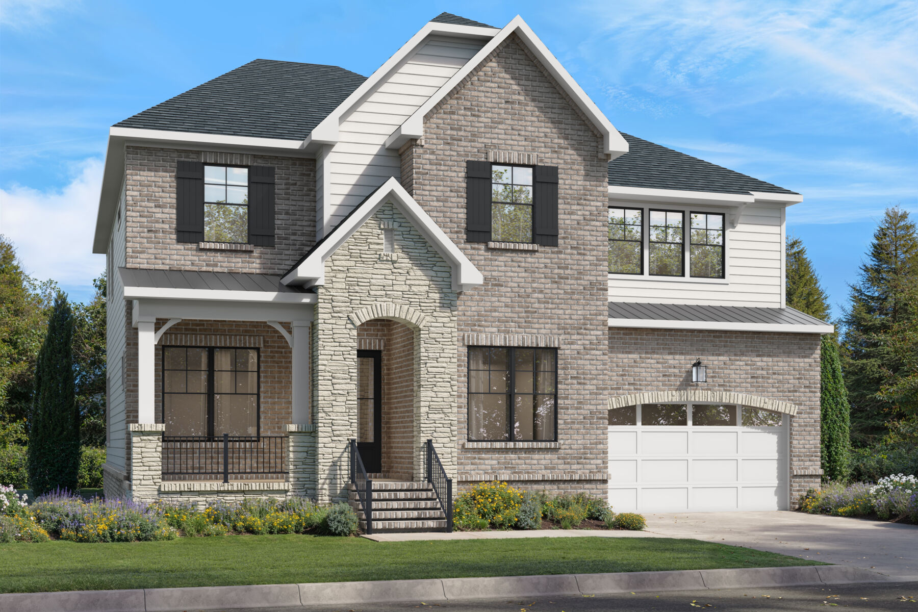 Westminster Elevation C - French Country