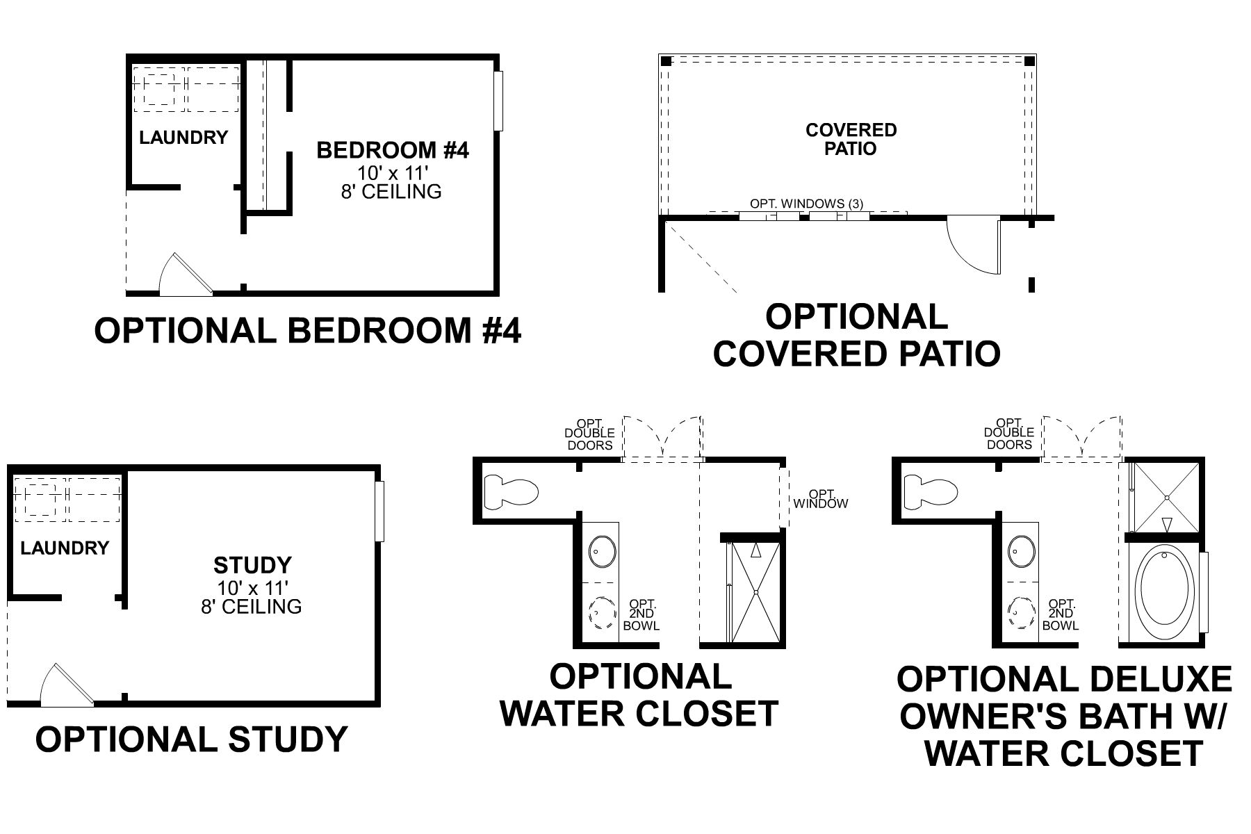 Freestone First Floor Options
