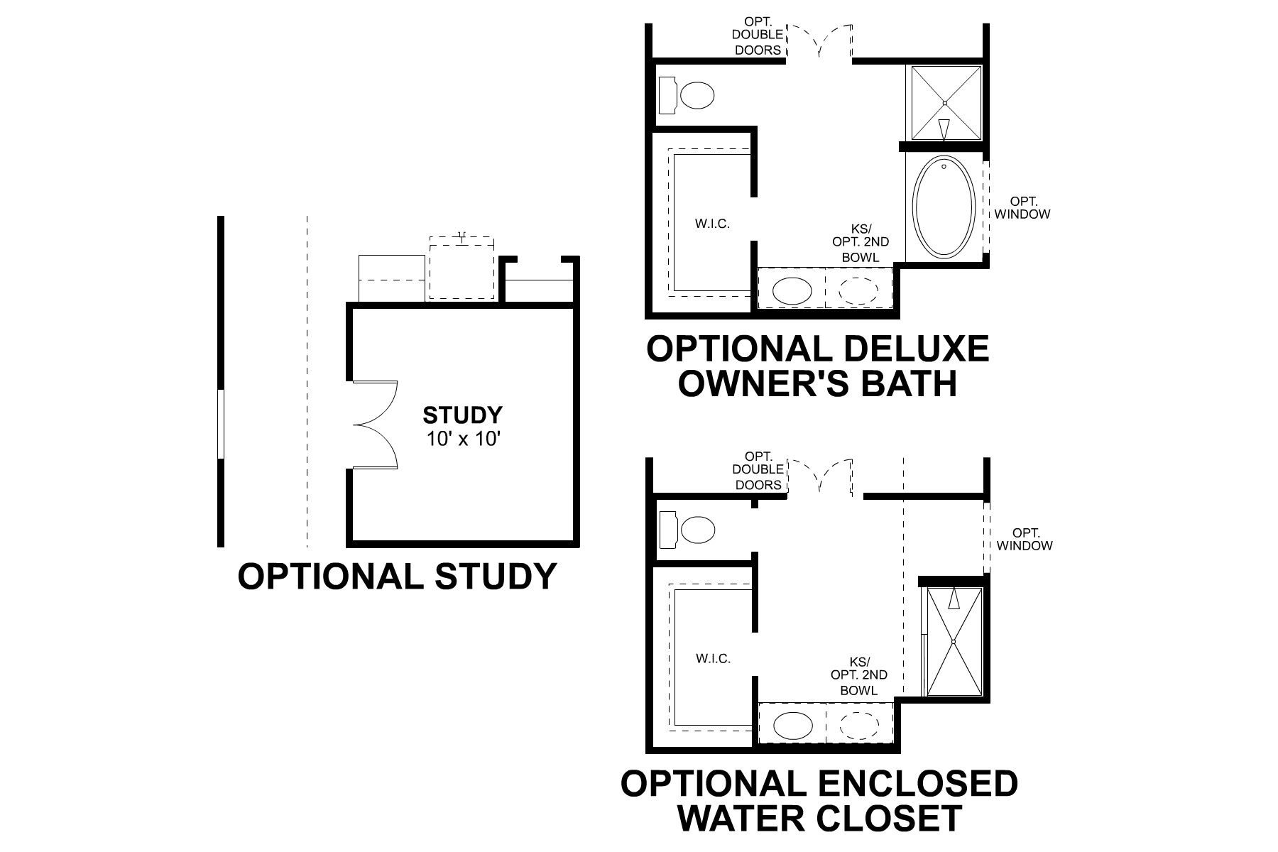 Aster First Floor Options