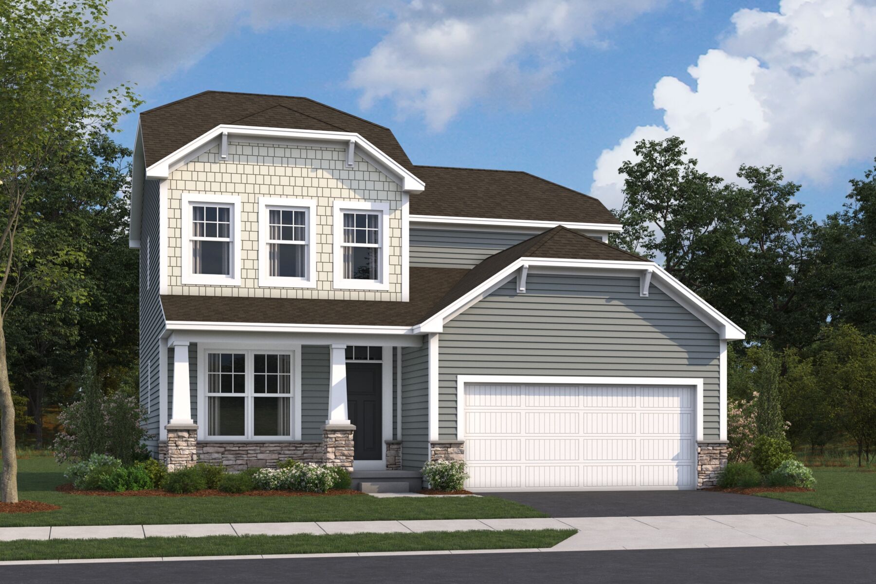 Brecksville Elevation E