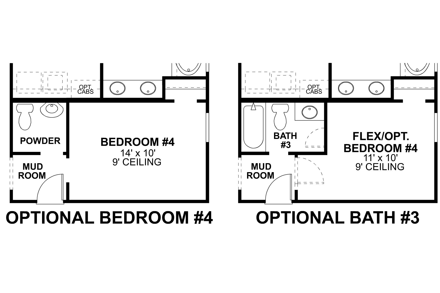 Clary First Floor Options