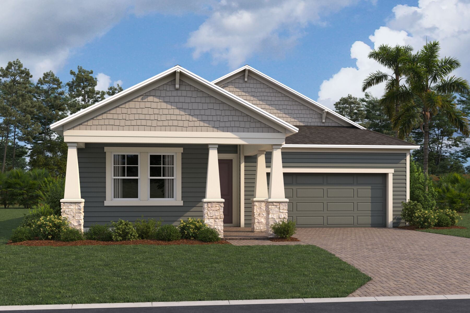 Ashford Elevation  - Craftsman