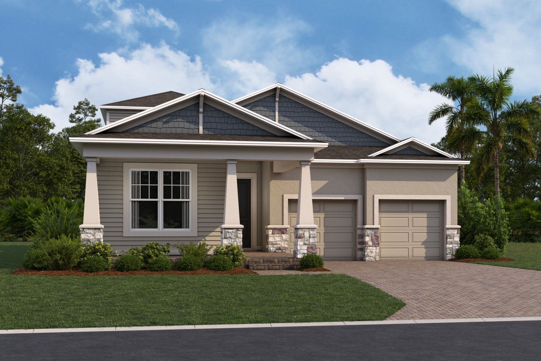 Cambridge Elevation - Craftsman
