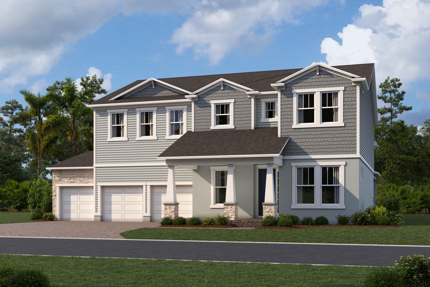 Lake Star Elevation  Craftsman