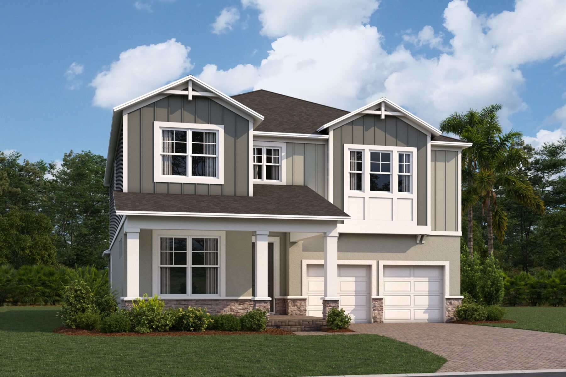 Newport Elevation  Modern Country