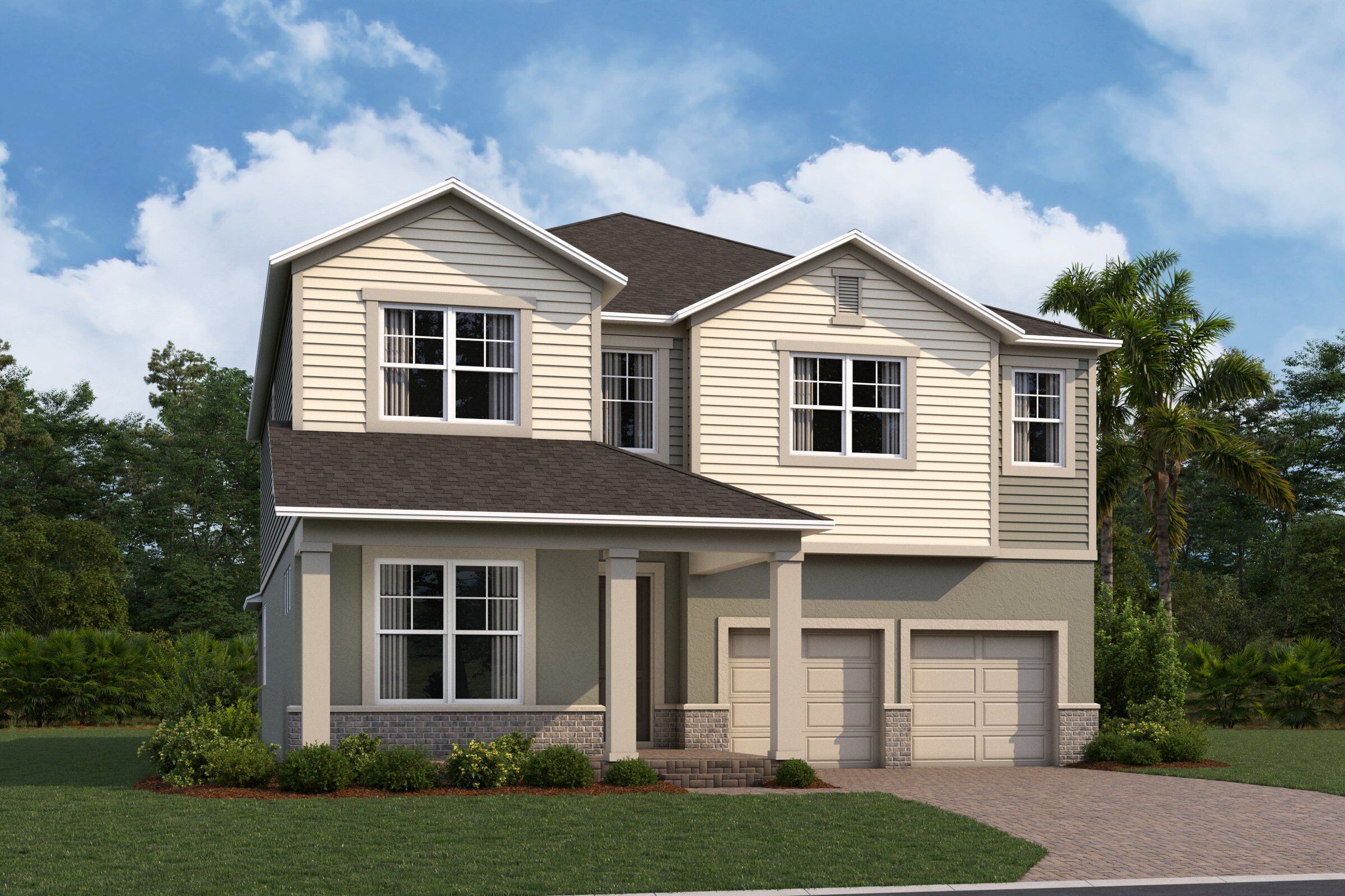 Newport Elevation  Traditional