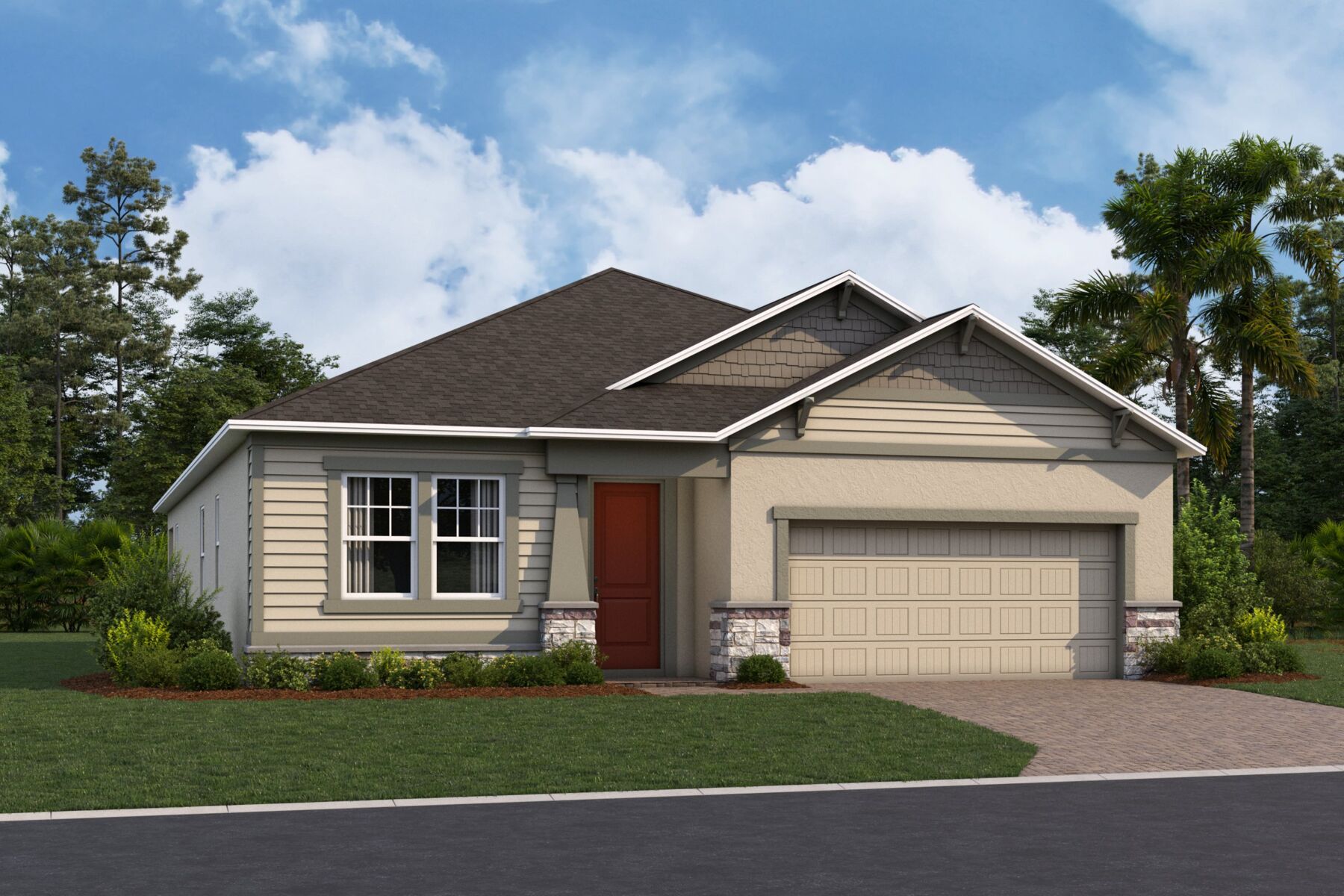 Piedmont Elevation  Craftsman