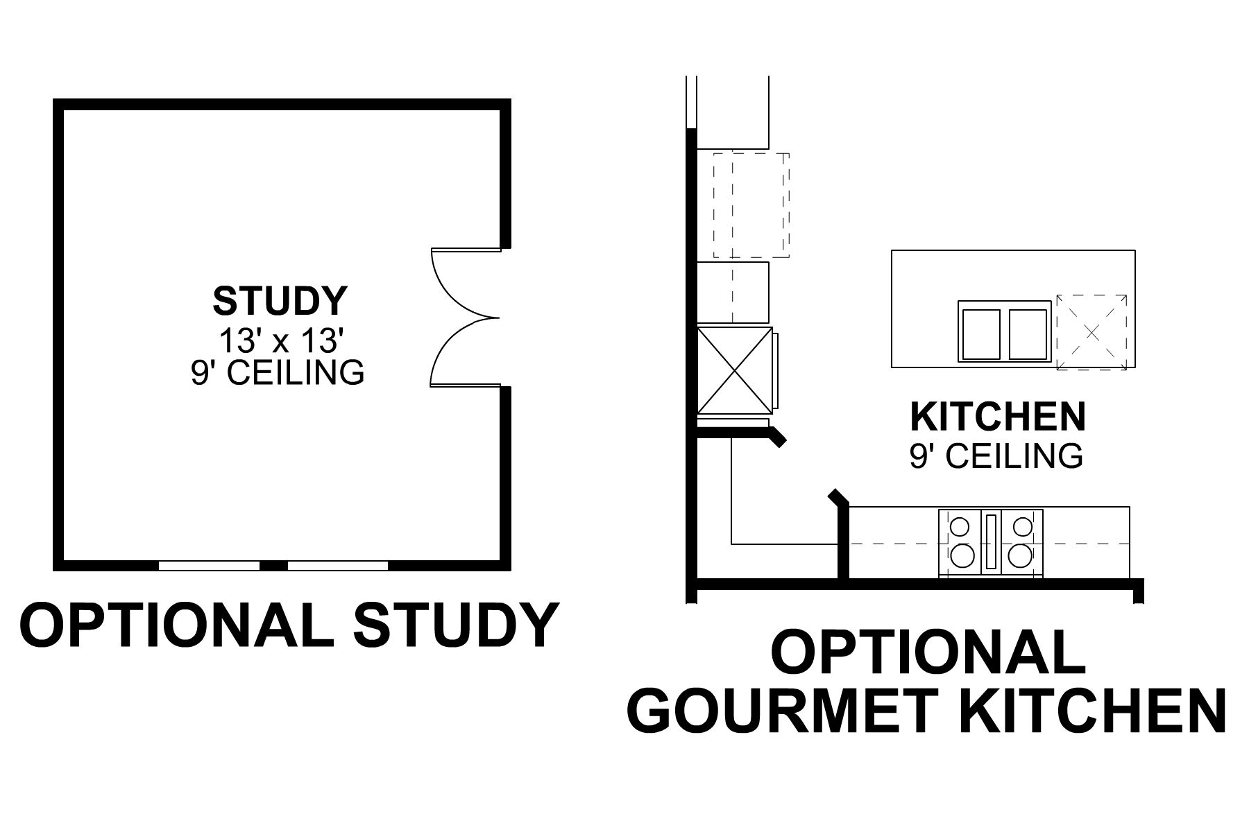 Whitley First Floor Options