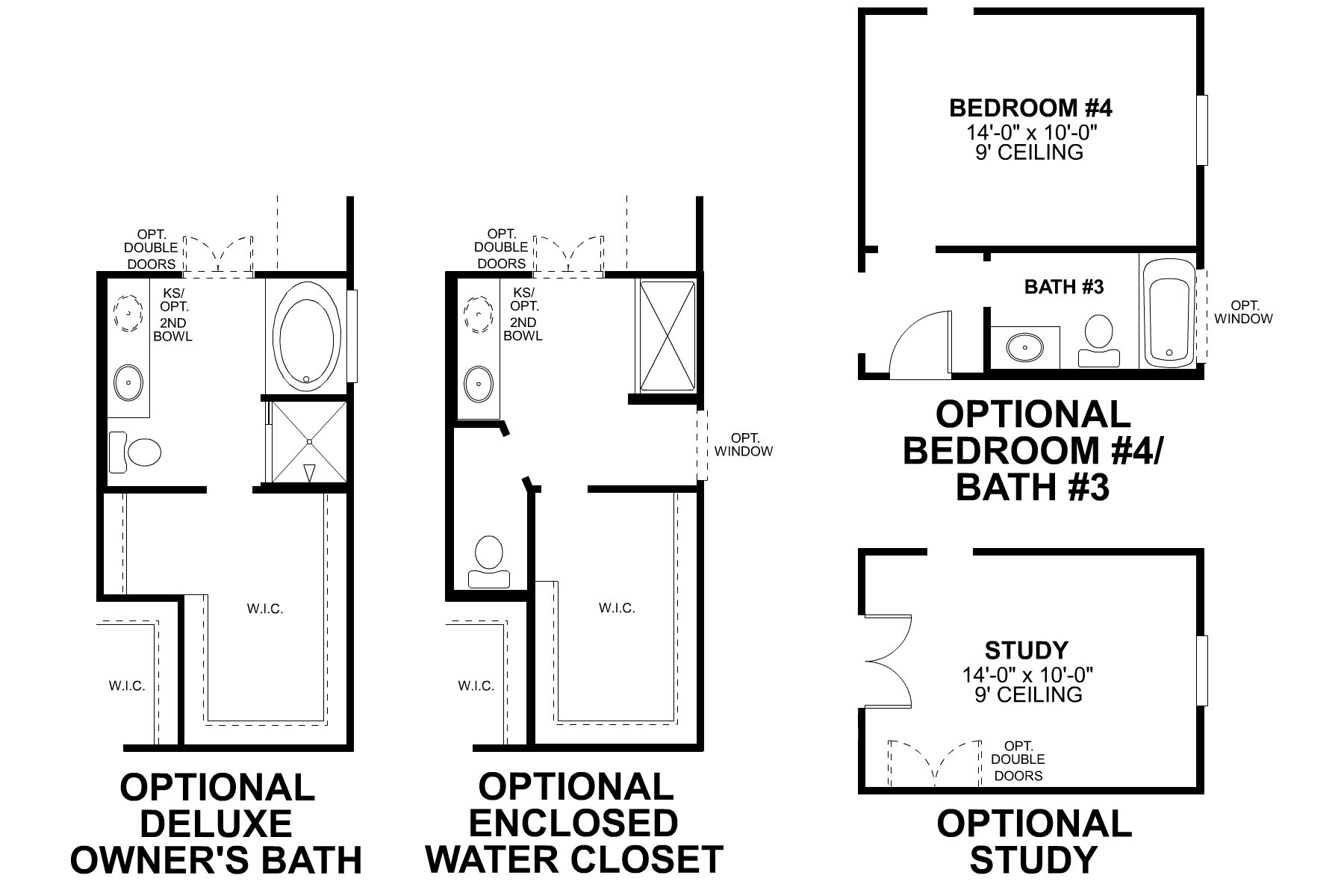 Rosemary First Floor Options