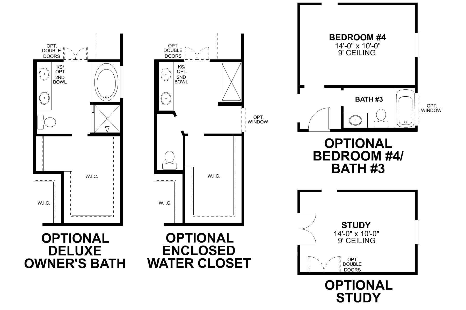 Rosemary First Floor Options