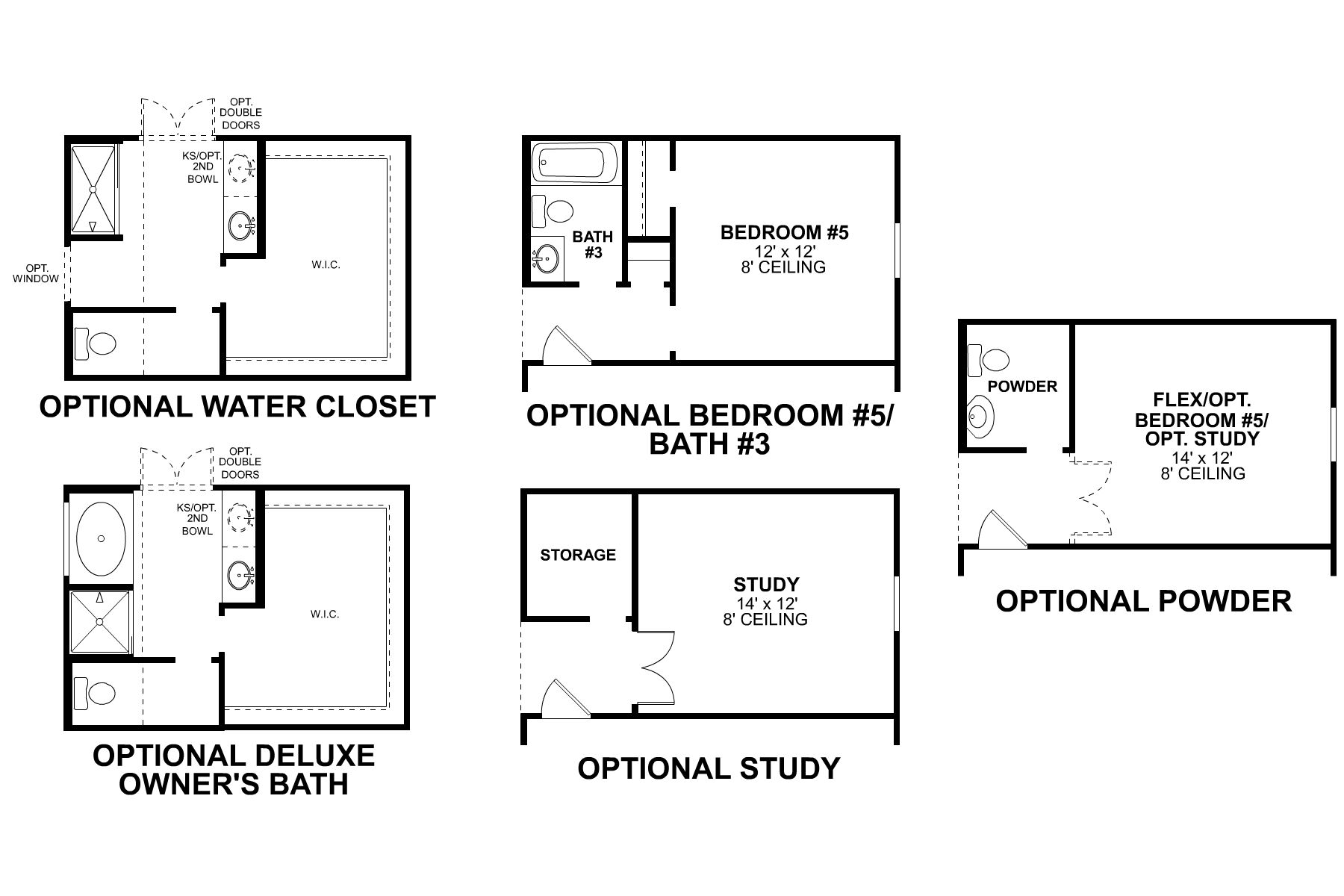 Meredith First Floor Options