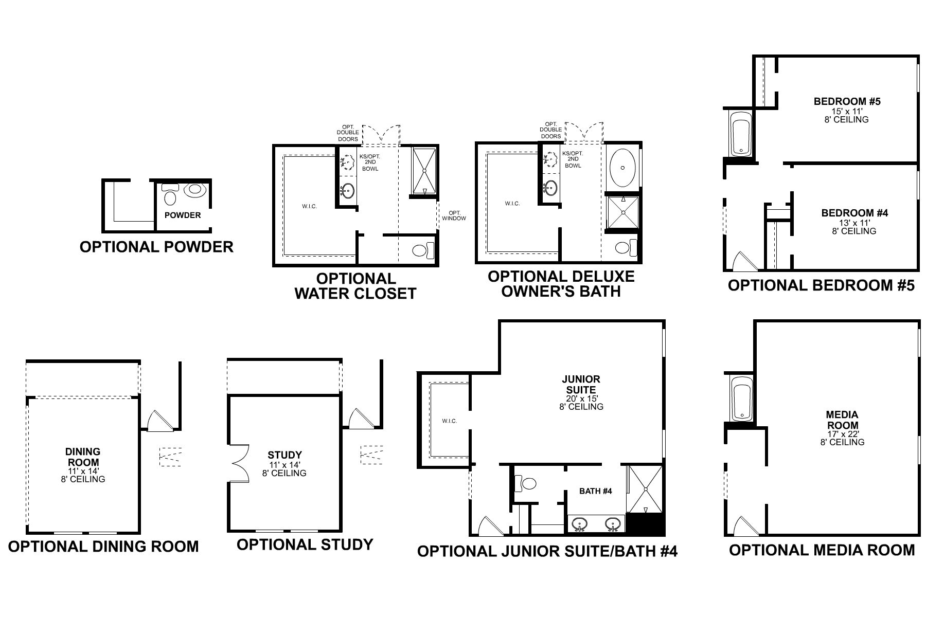Arlington First Floor Options