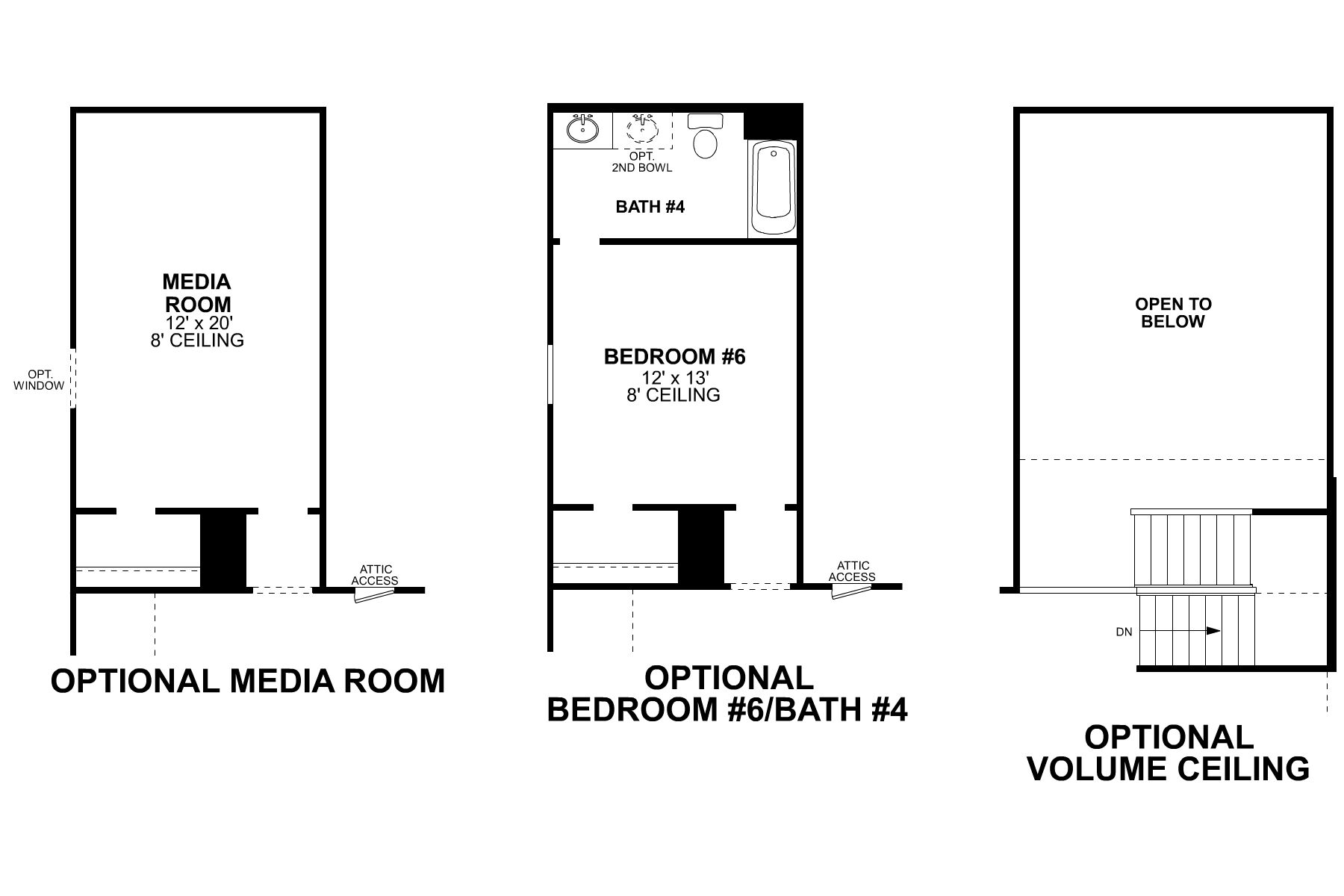 Lavon Second Floor Options