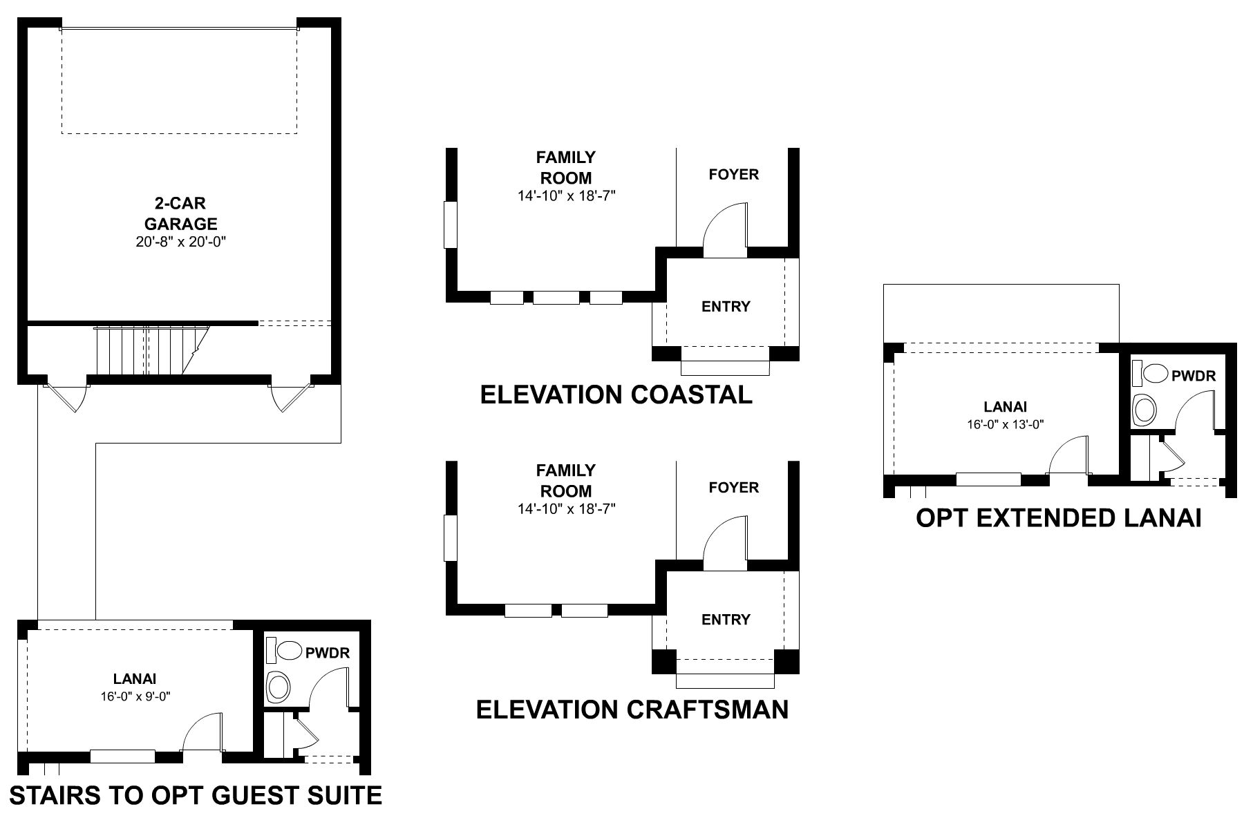 Jensen First Floor Options