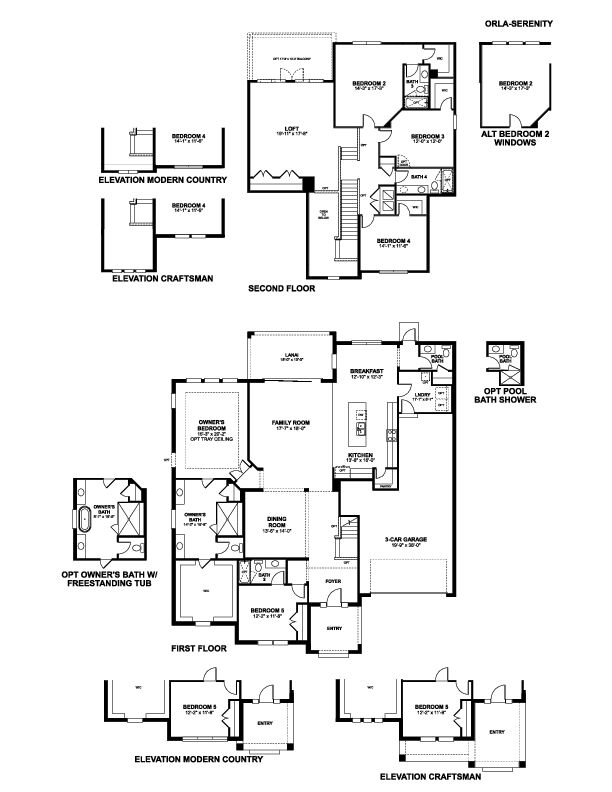 Serenity Floorplan