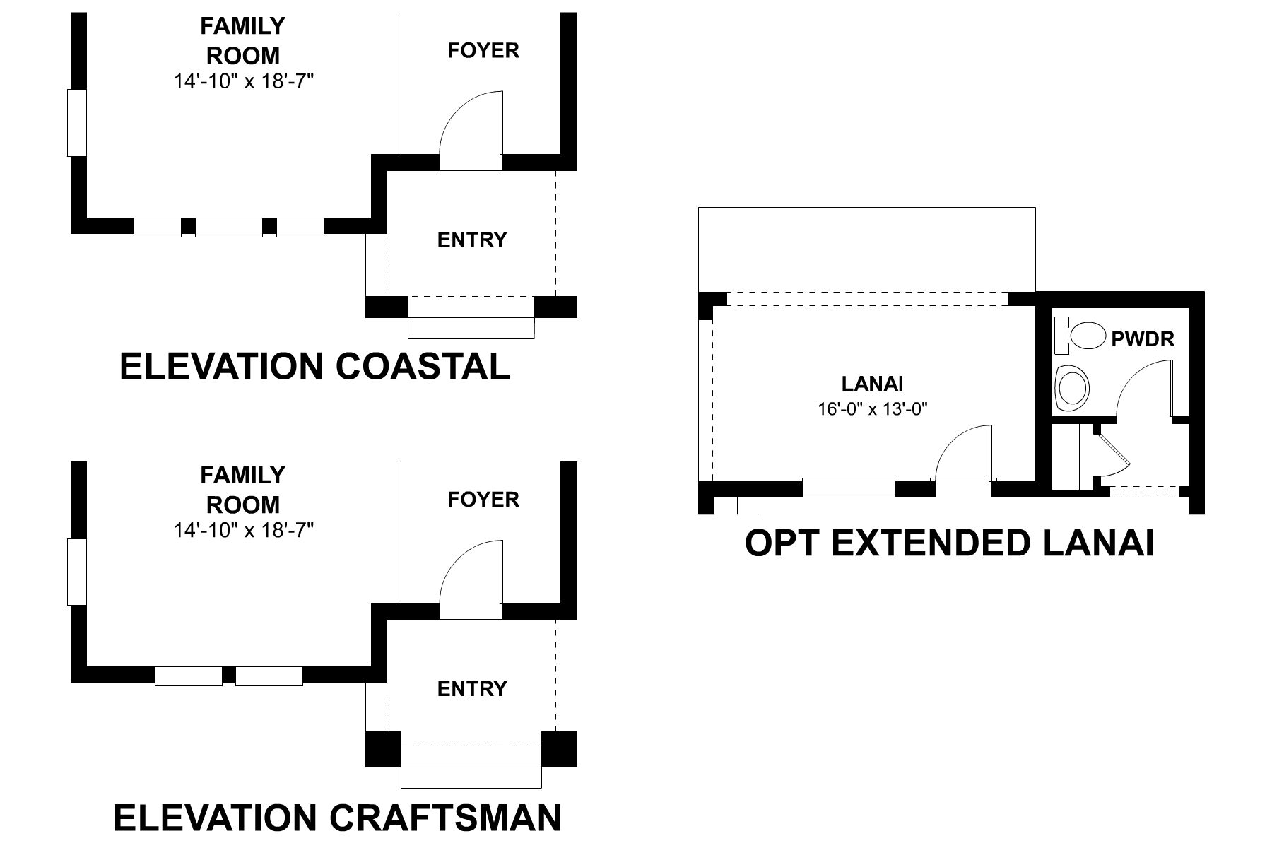 Jensen First Floor Options
