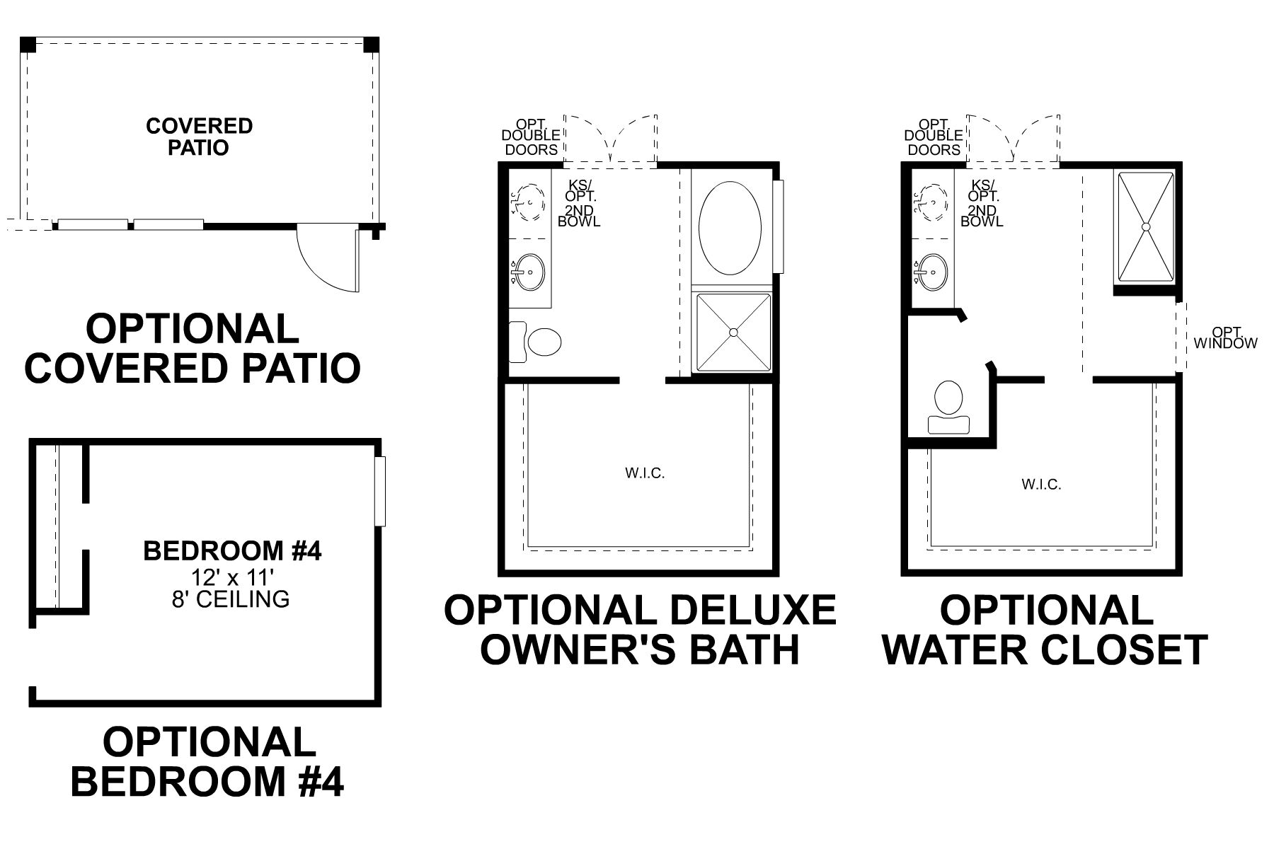 Boone First Floor Options