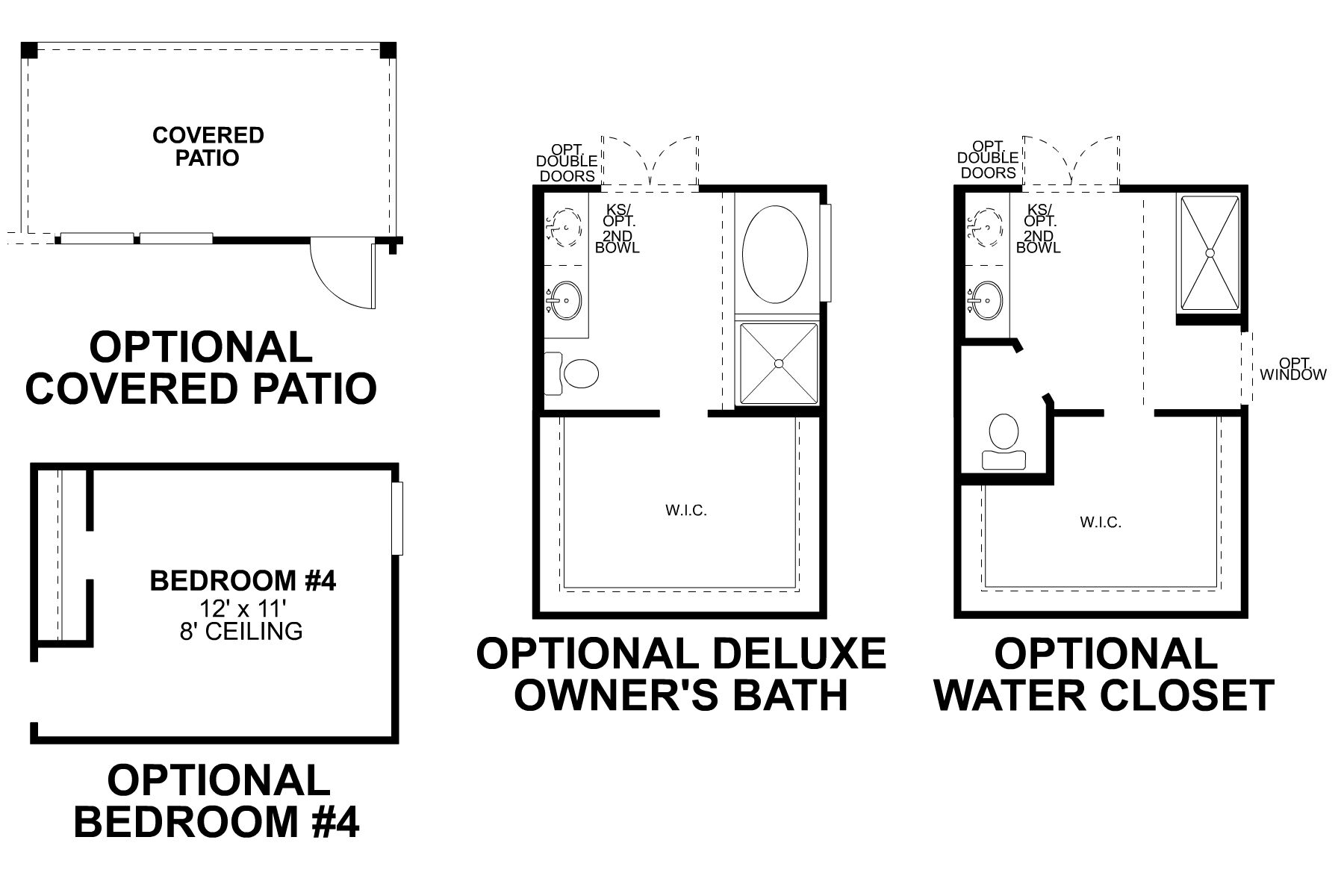 Boone First Floor Options