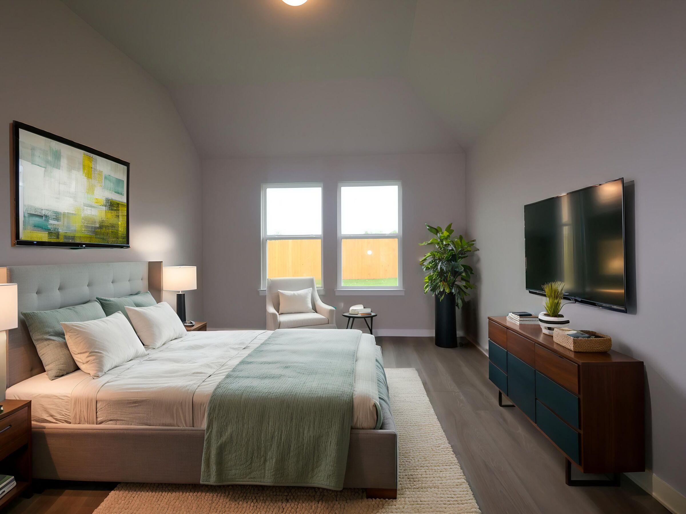 Bedroom - Virtually Staged