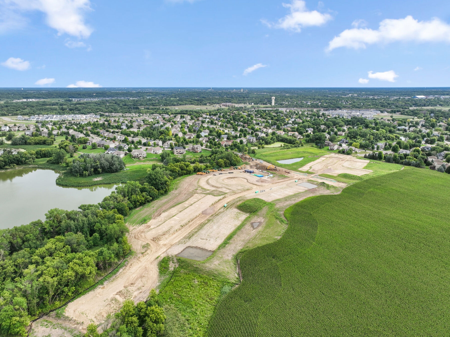 Cowley Lake Community Aerial